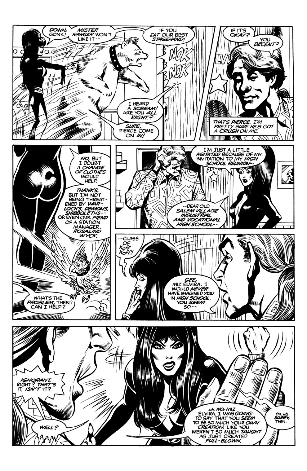 Read online Elvira, Mistress of the Dark comic -  Issue #4 - 4
