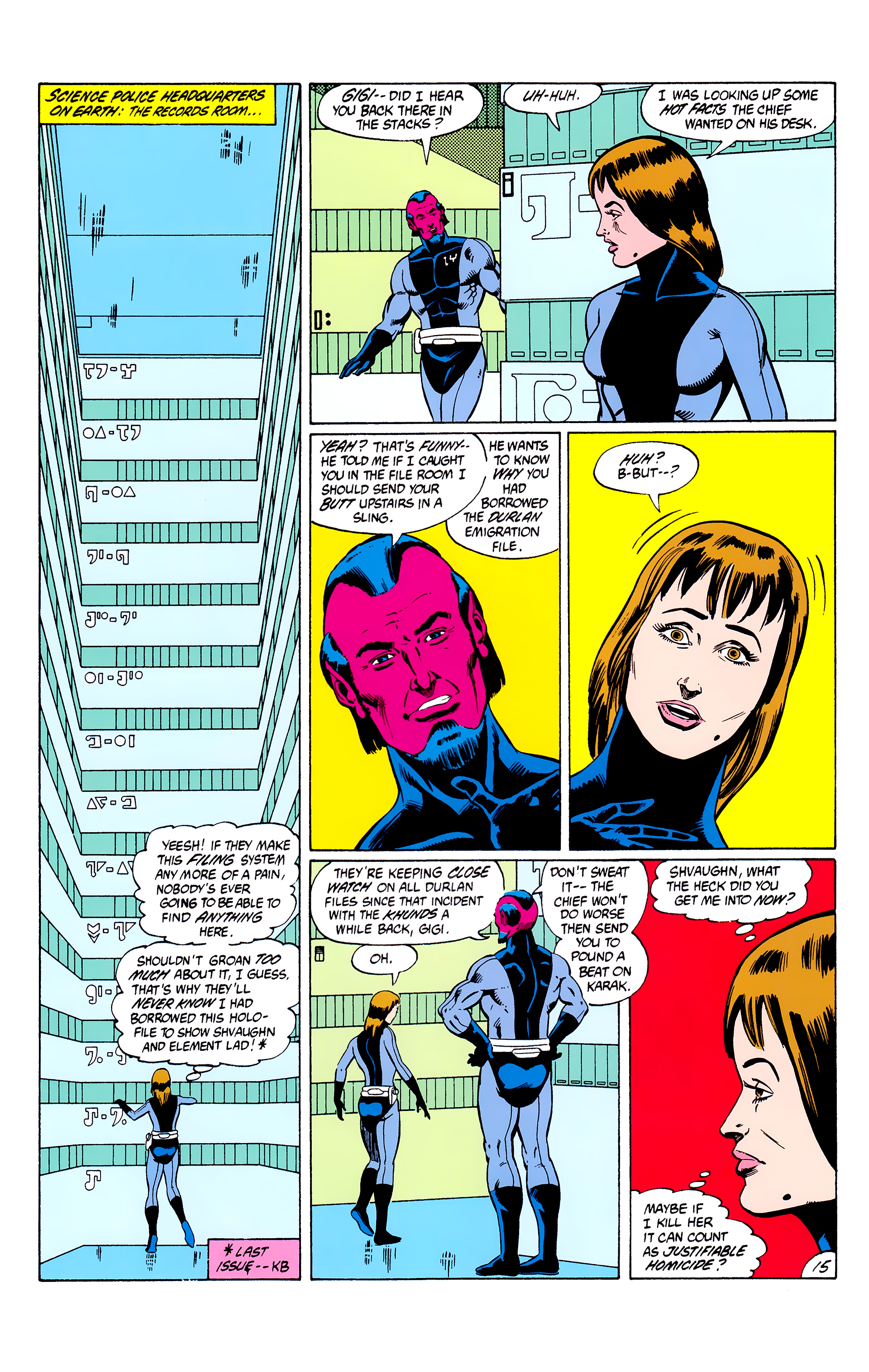 Read online Legion of Super-Heroes (1980) comic -  Issue #302 - 16