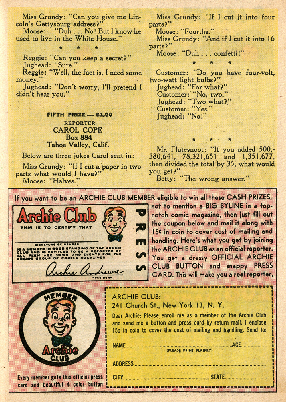Read online Pep Comics comic -  Issue #144 - 27