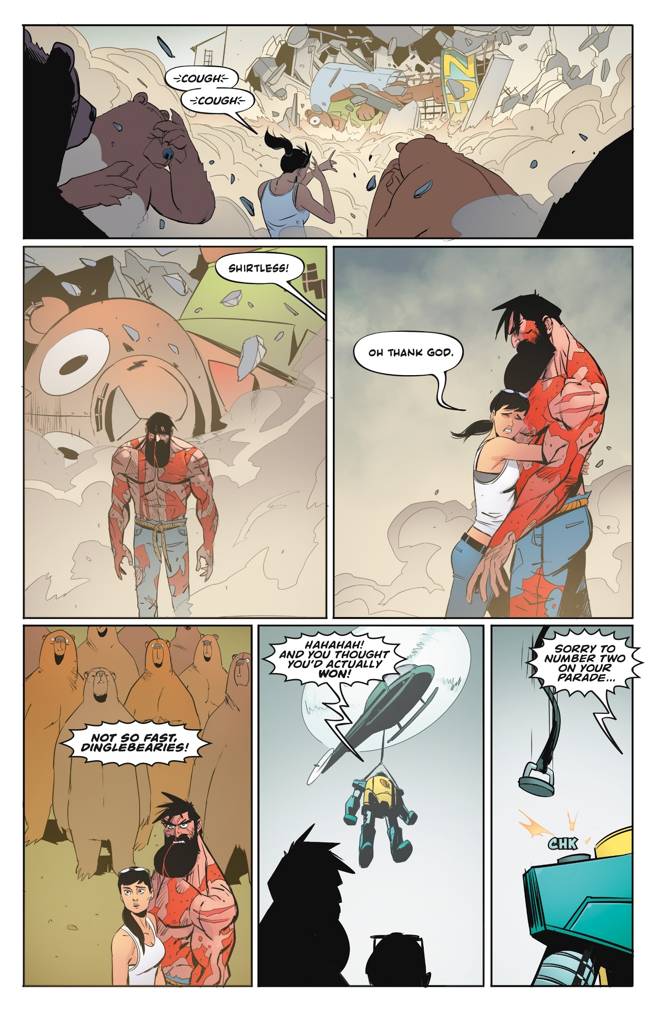 Read online Shirtless Bear-Fighter! comic -  Issue #5 - 20