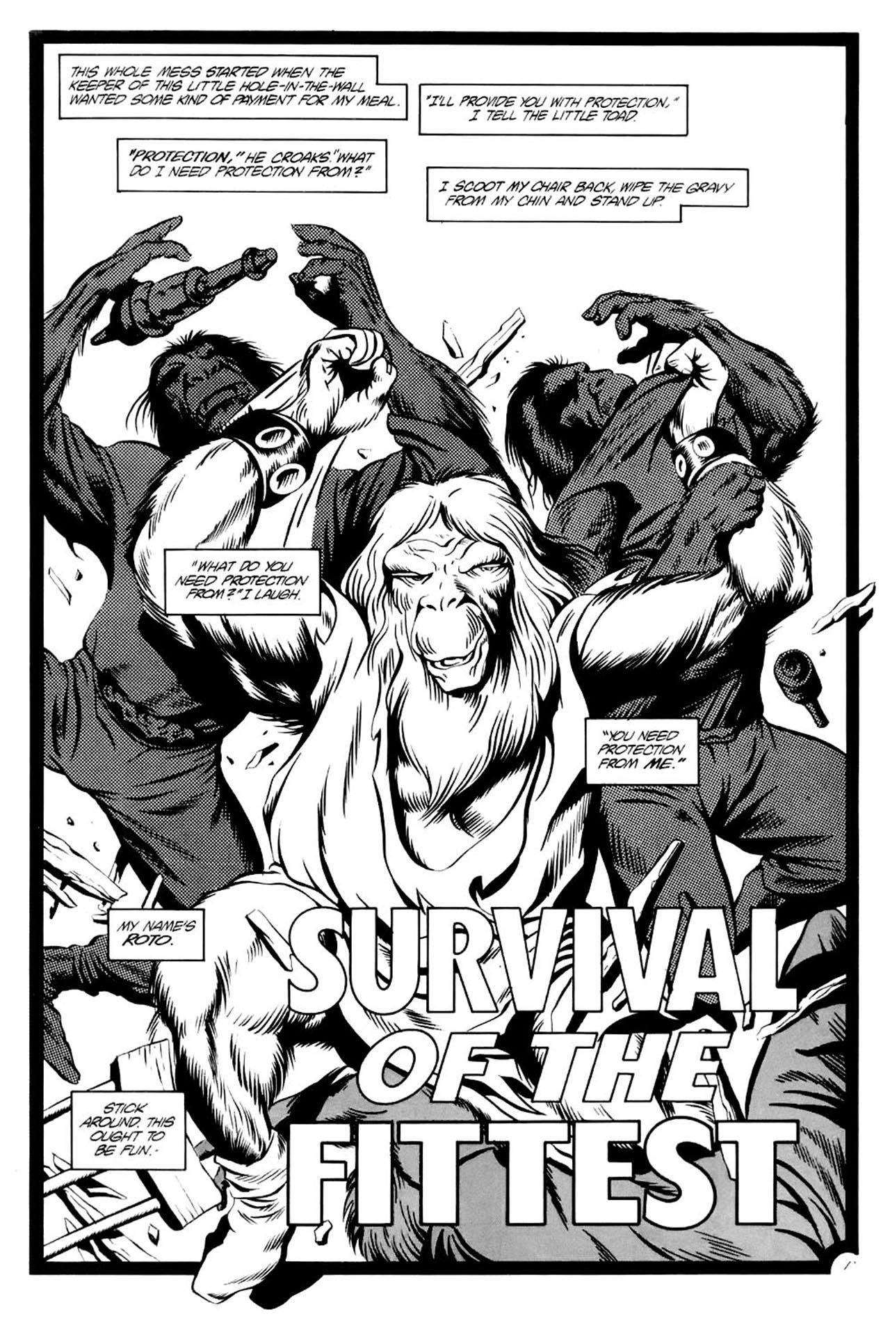 Read online Planet of the Apes (1990) comic -  Issue #7 - 3