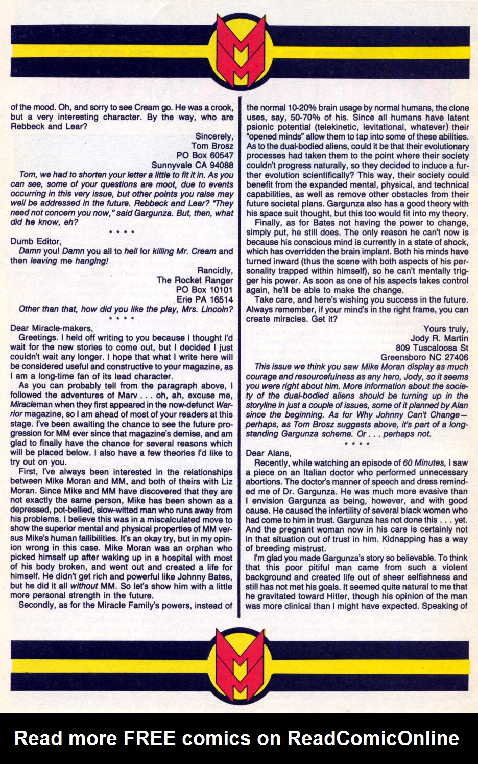 Read online Miracleman (1985) comic -  Issue #7 - 20