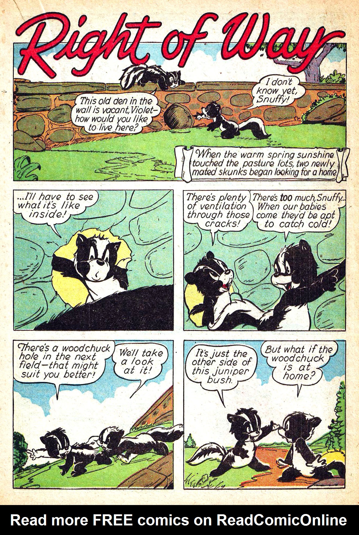 Read online Animal Comics comic -  Issue #1 - 31