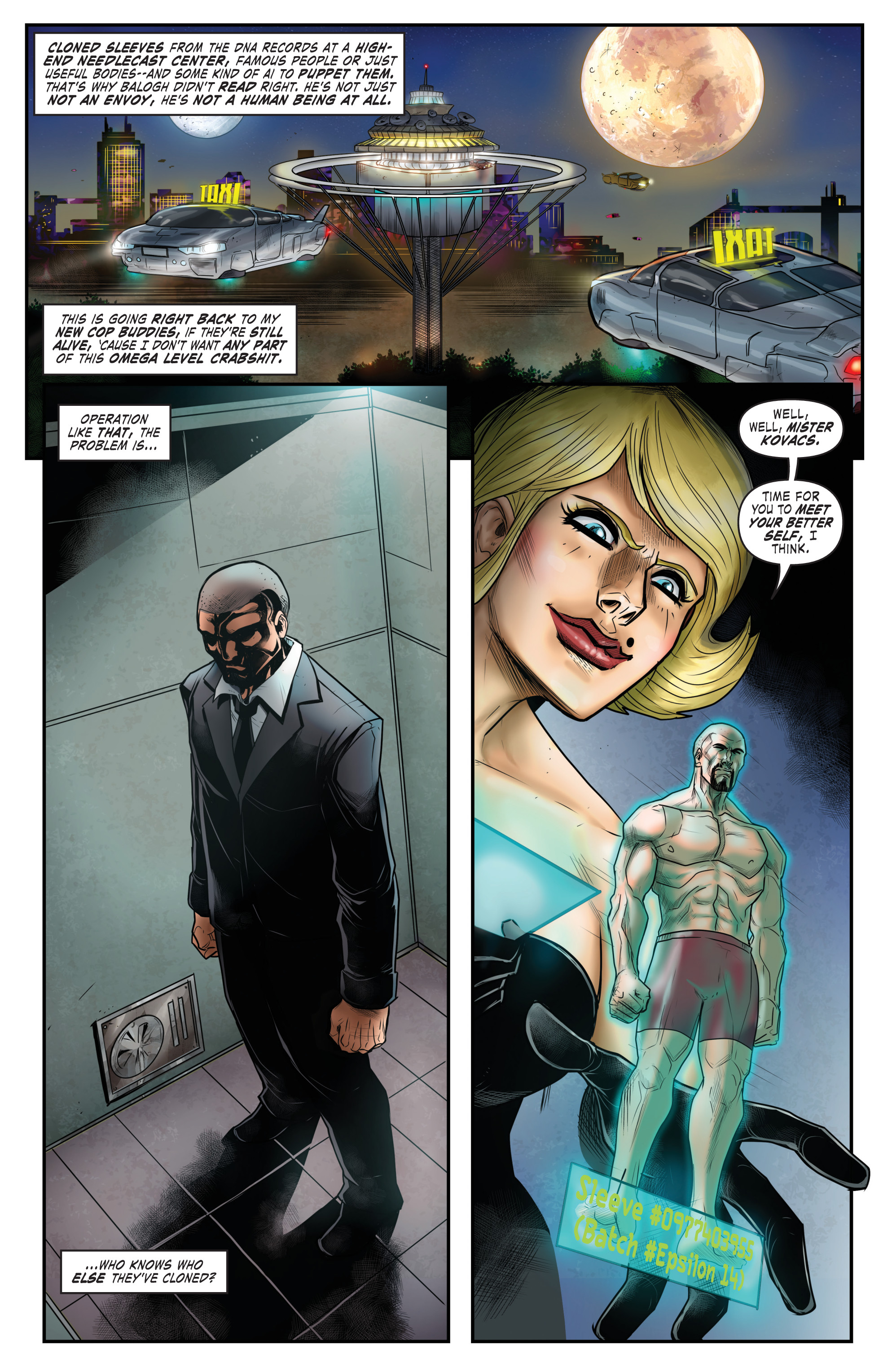 Read online Altered Carbon: Download Blues comic -  Issue # TPB - 48