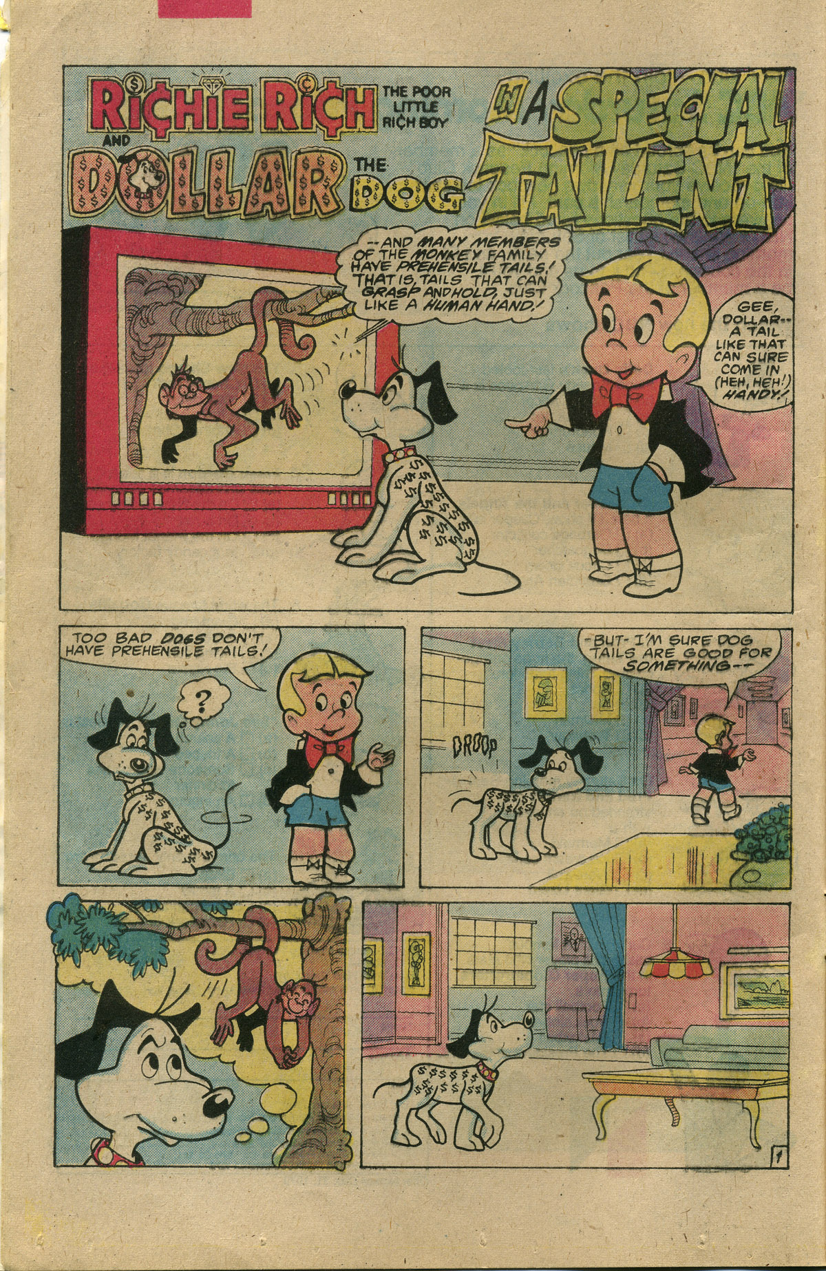 Read online Richie Rich & Dollar the Dog comic -  Issue #12 - 12
