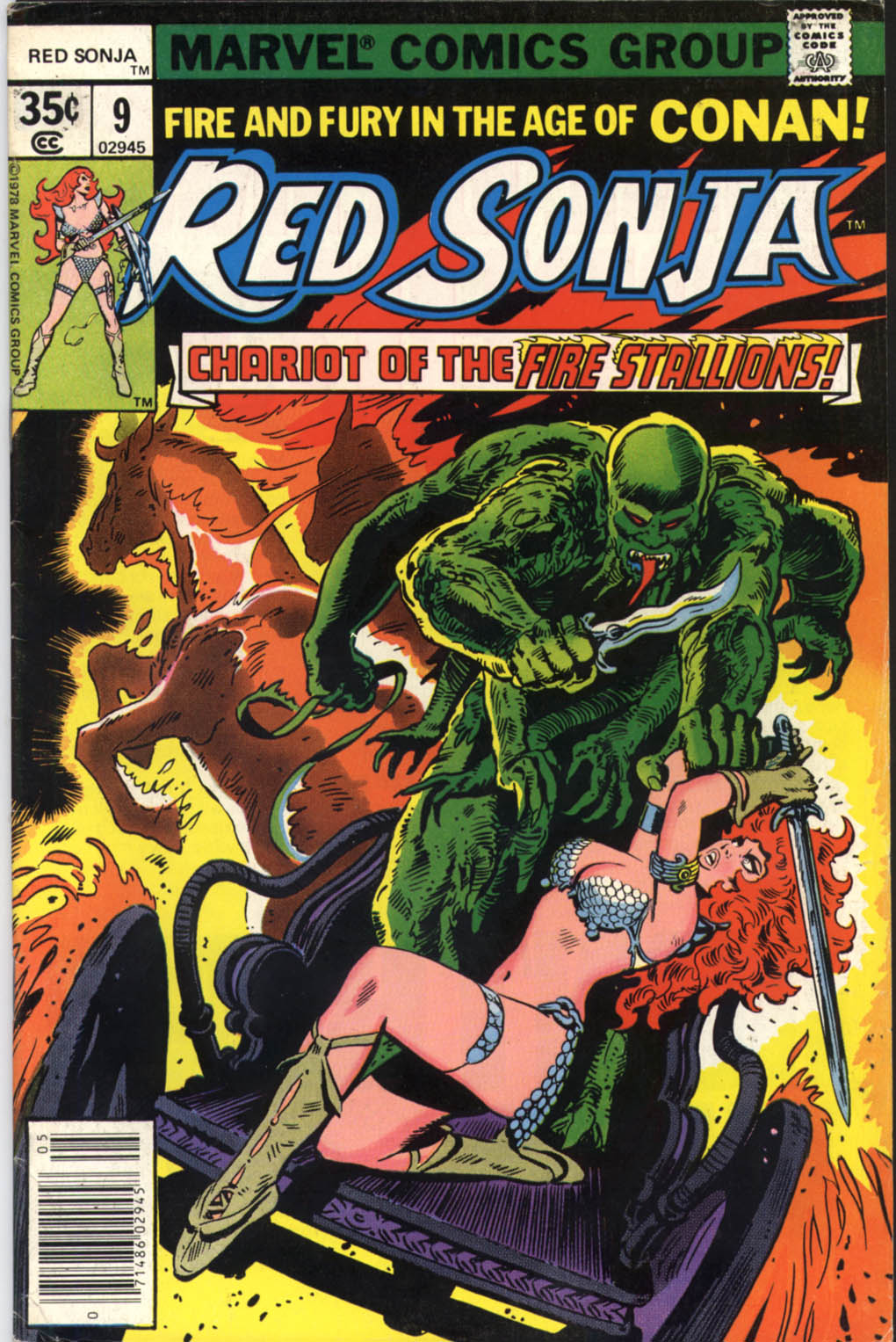 Read online Red Sonja (1977) comic -  Issue #9 - 1