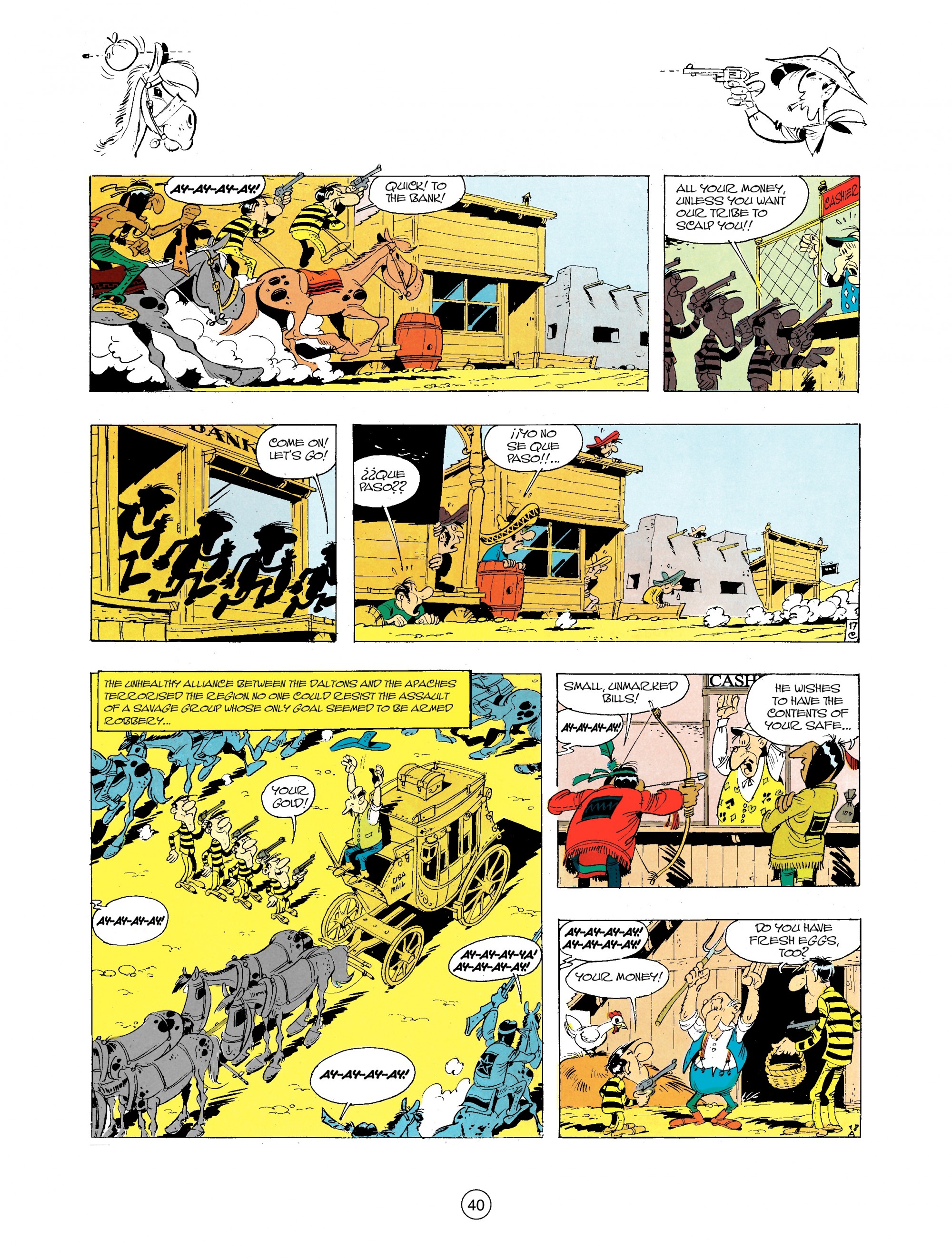 Read online A Lucky Luke Adventure comic -  Issue #34 - 40