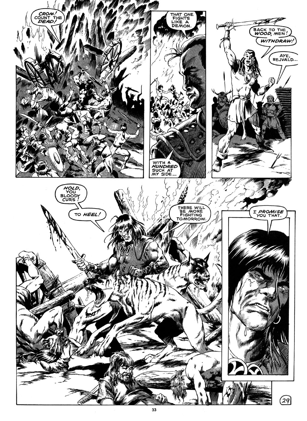 Read online The Savage Sword Of Conan comic -  Issue #163 - 34