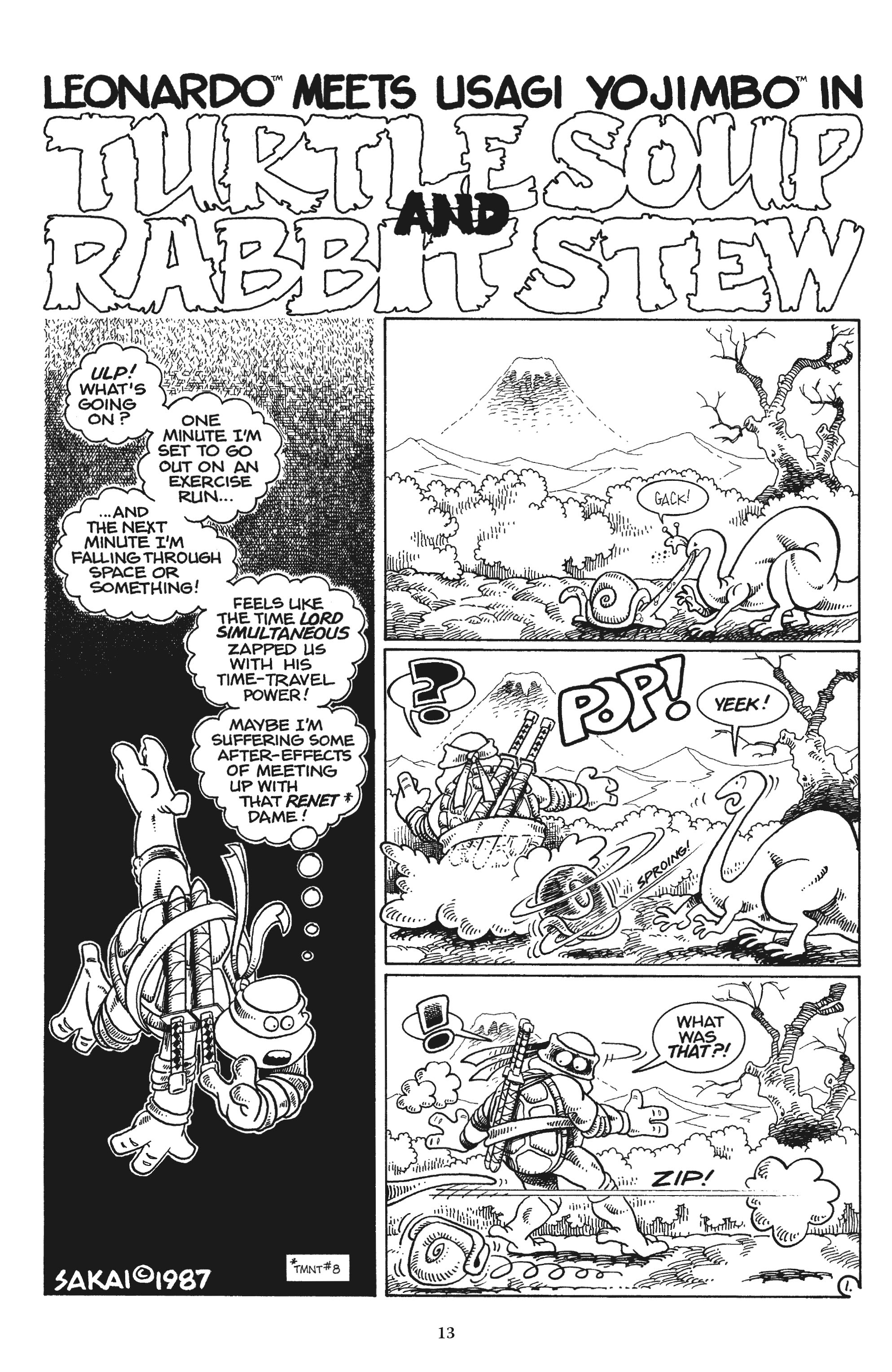 Read online Usagi Yojimbo/Teenage Mutant Ninja Turtles: The Complete Collection comic -  Issue # TPB (Part 1) - 10