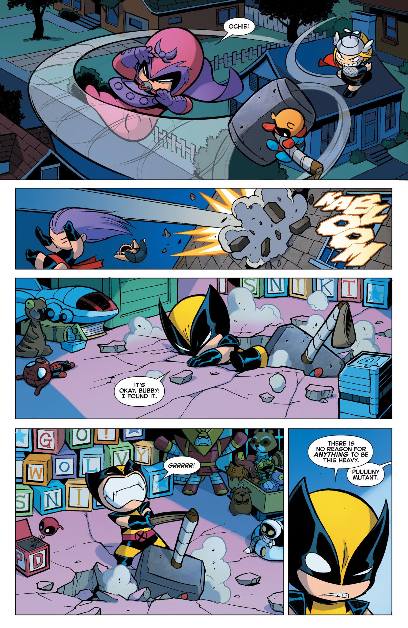 Read online Young Marvel: Little X-Men, Little Avengers, Big Trouble comic -  Issue # TPB - 15