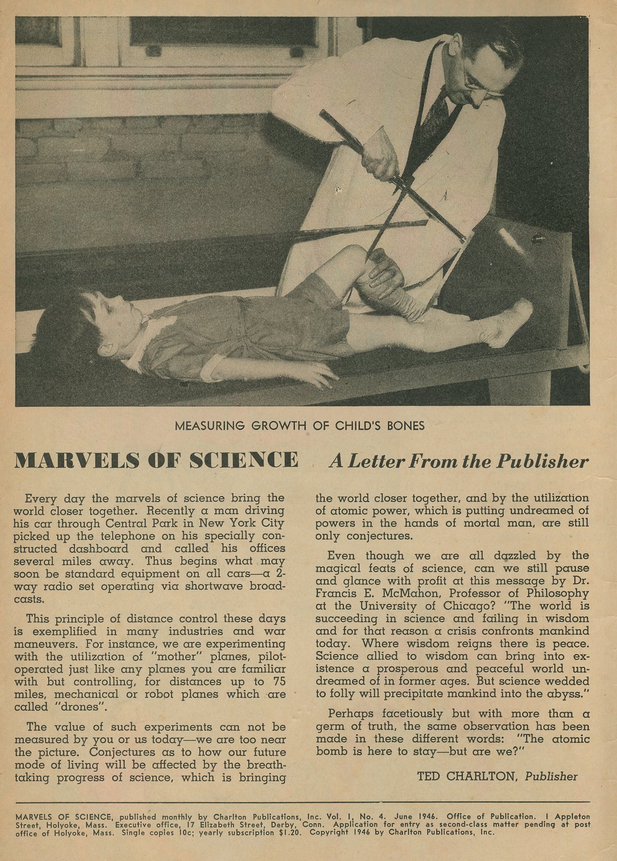 Read online Marvels Of Science comic -  Issue #4 - 2