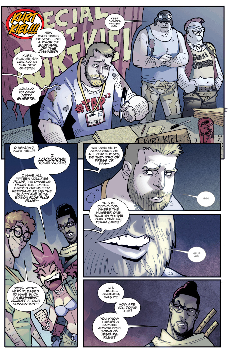 Read online Fanboys vs. Zombies comic -  Issue #7 - 9