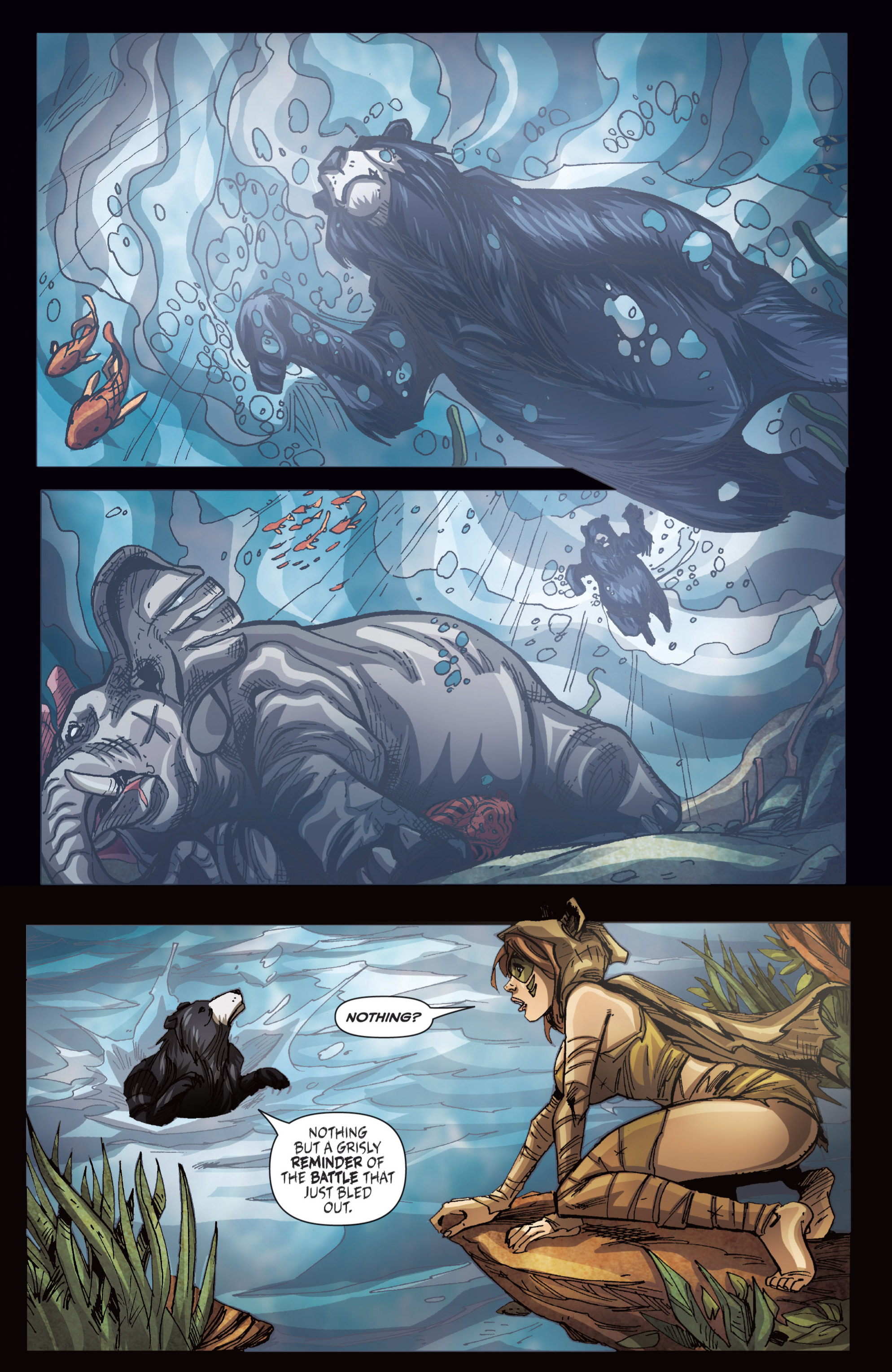 Read online Grimm Fairy Tales presents The Jungle Book: Last of the Species comic -  Issue #3 - 6