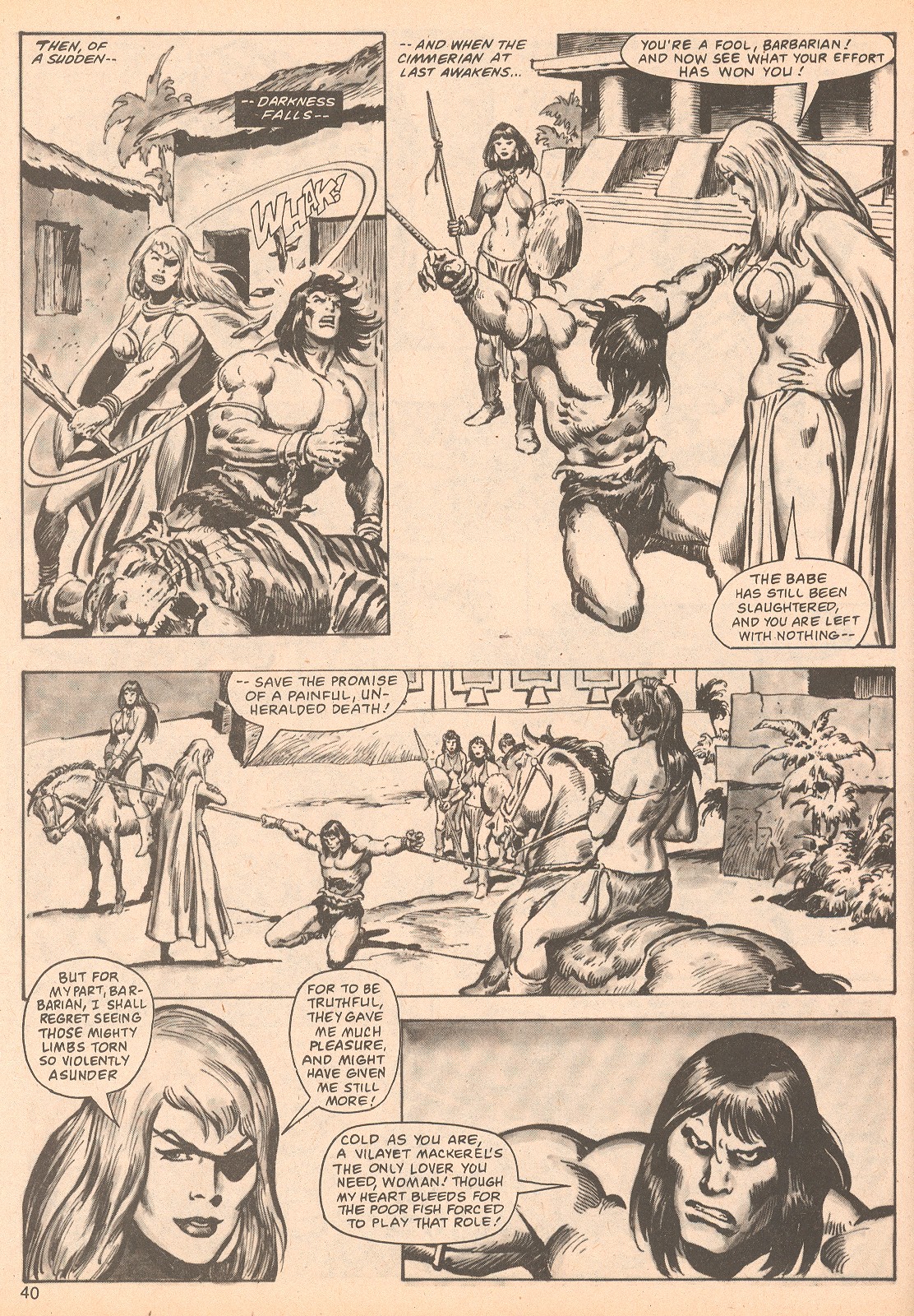 Read online The Savage Sword Of Conan comic -  Issue #62 - 40