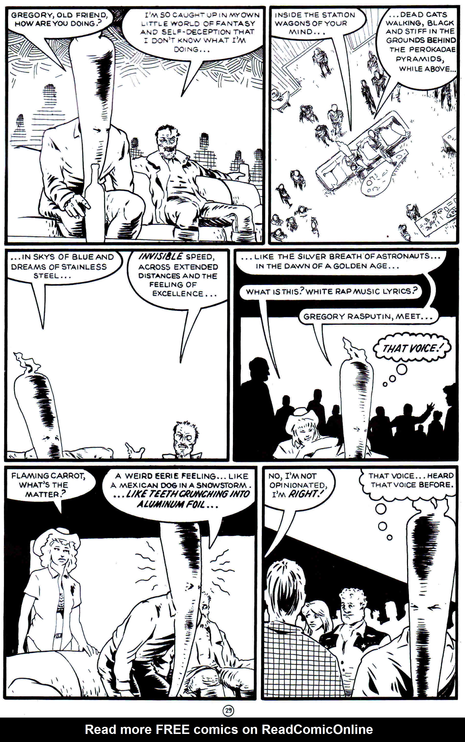 Read online Flaming Carrot Comics (1988) comic -  Issue #20 - 31