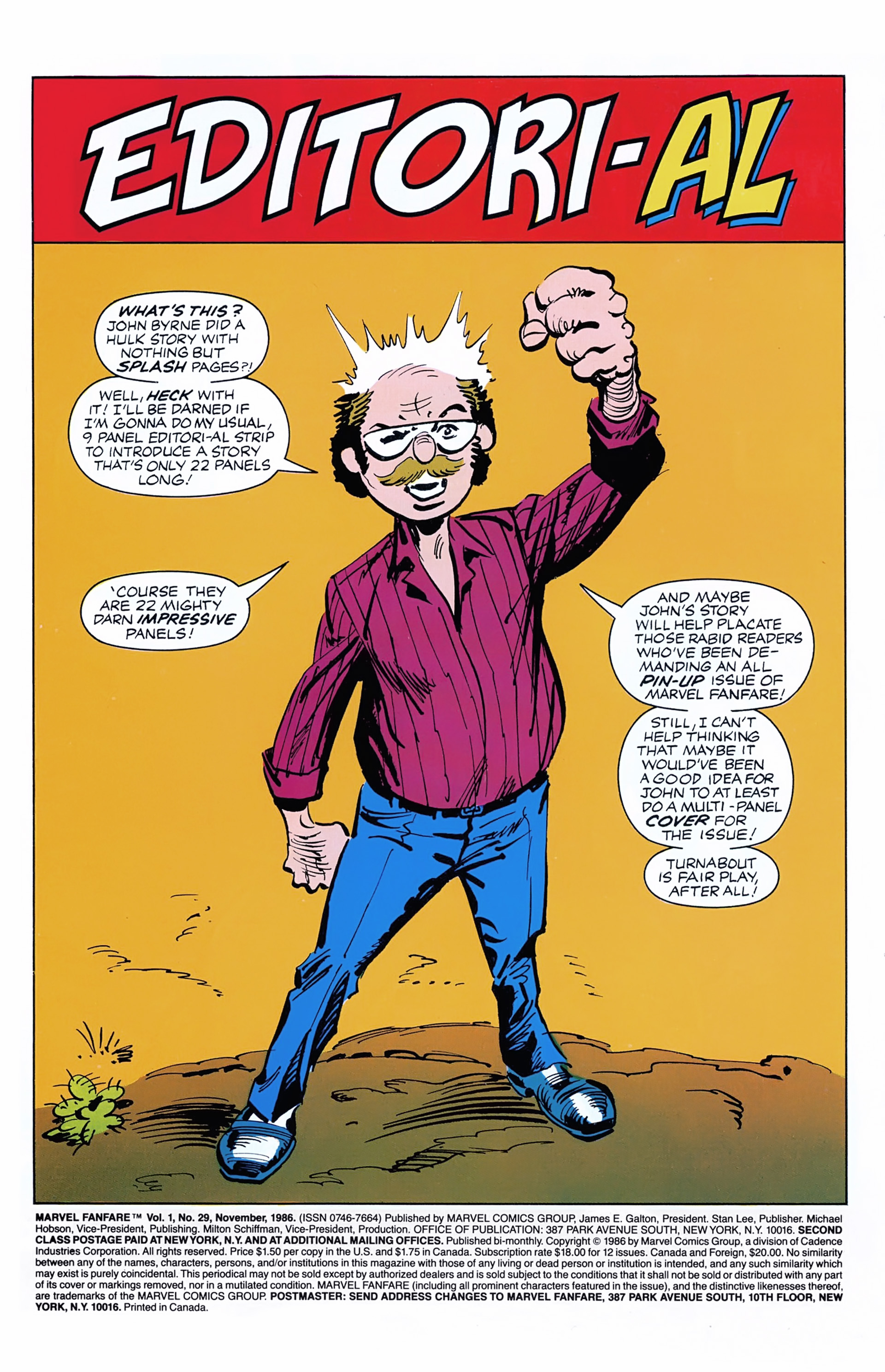 Read online Marvel Fanfare (1982) comic -  Issue #29 - 2