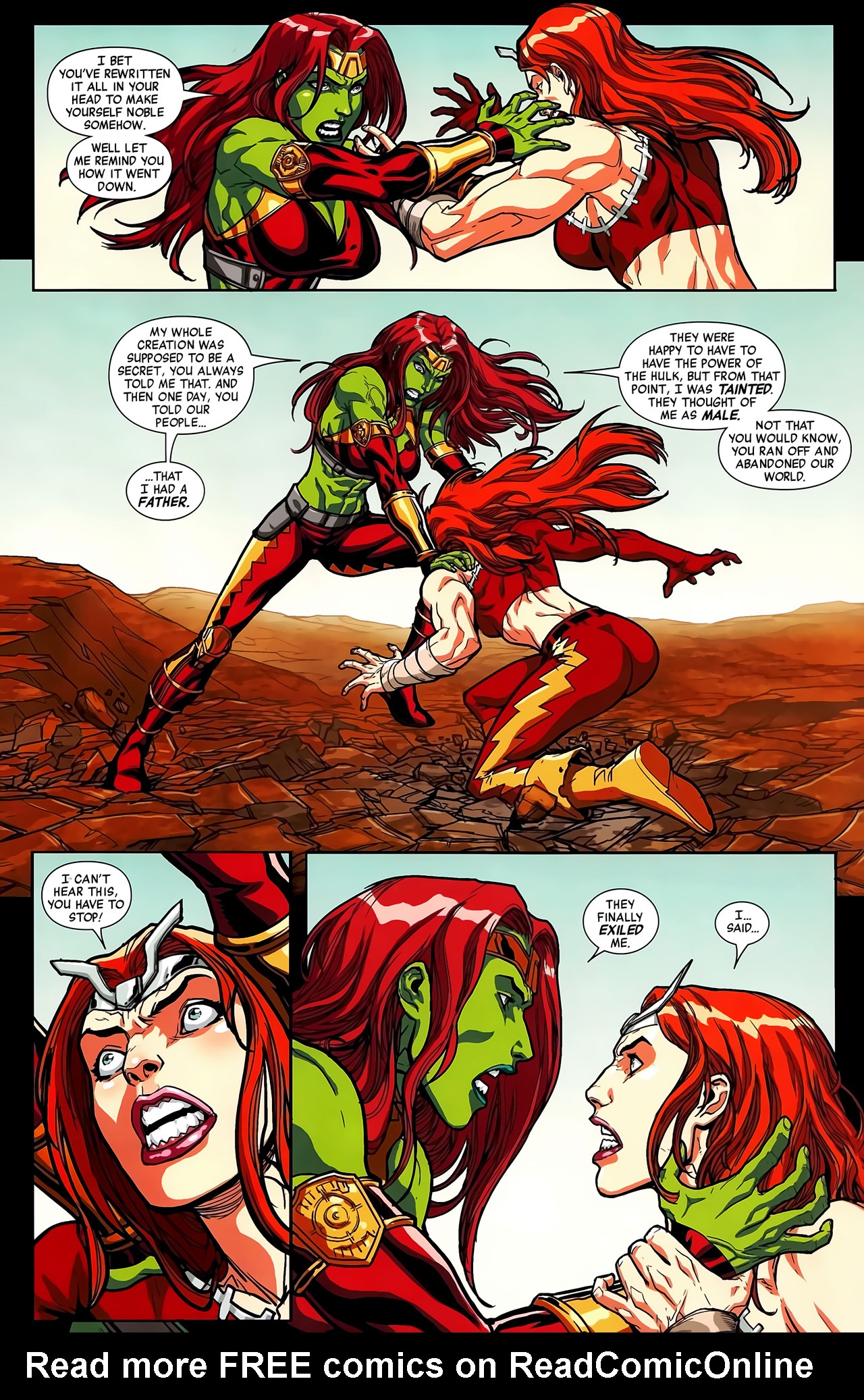 Read online Fall of the Hulks: The Savage She-Hulks comic -  Issue #1 - 7