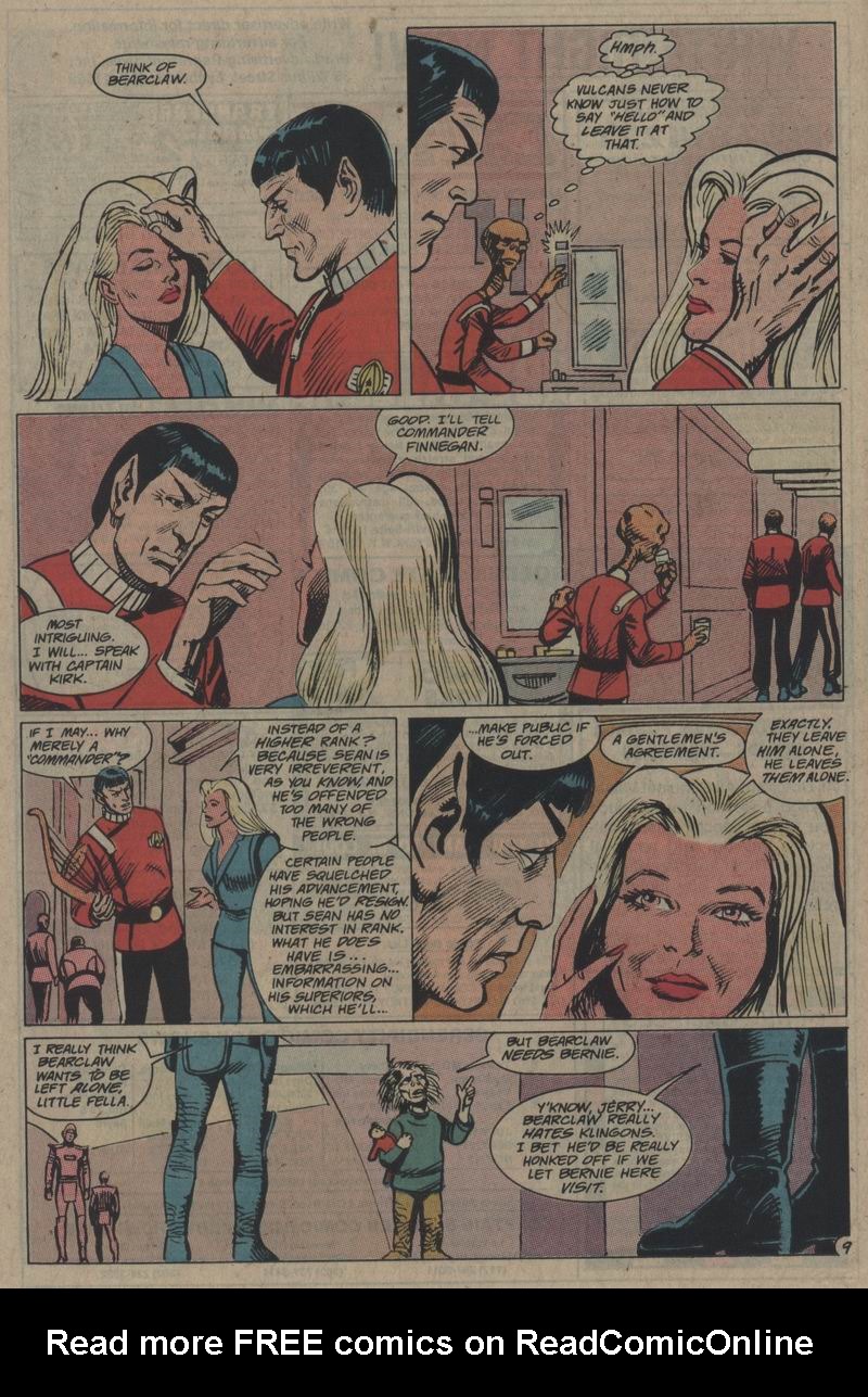 Read online Star Trek (1984) comic -  Issue #55 - 9