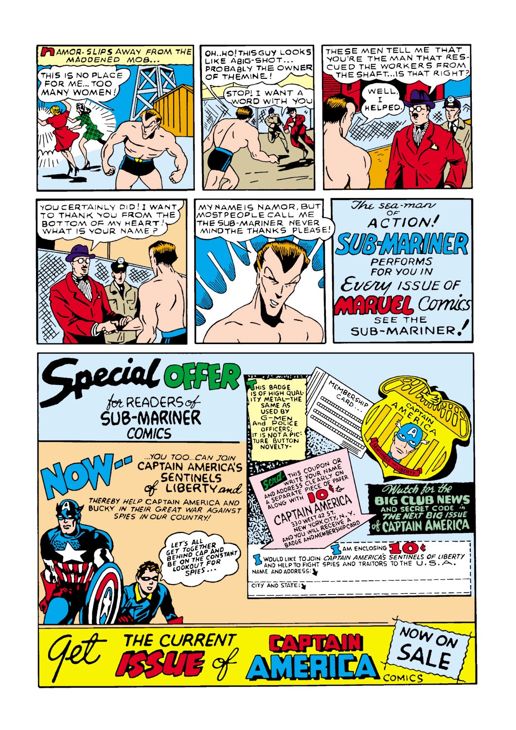 Read online Sub-Mariner Comics comic -  Issue #2 - 44