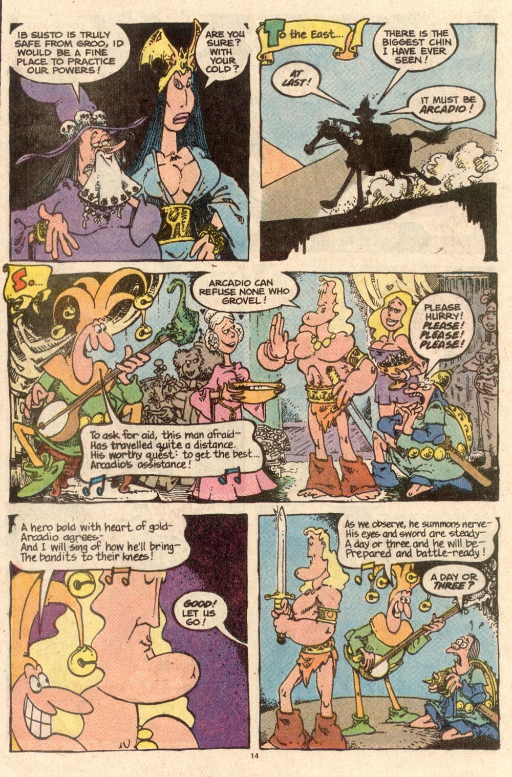 Read online Sergio Aragonés Groo the Wanderer comic -  Issue #59 - 14