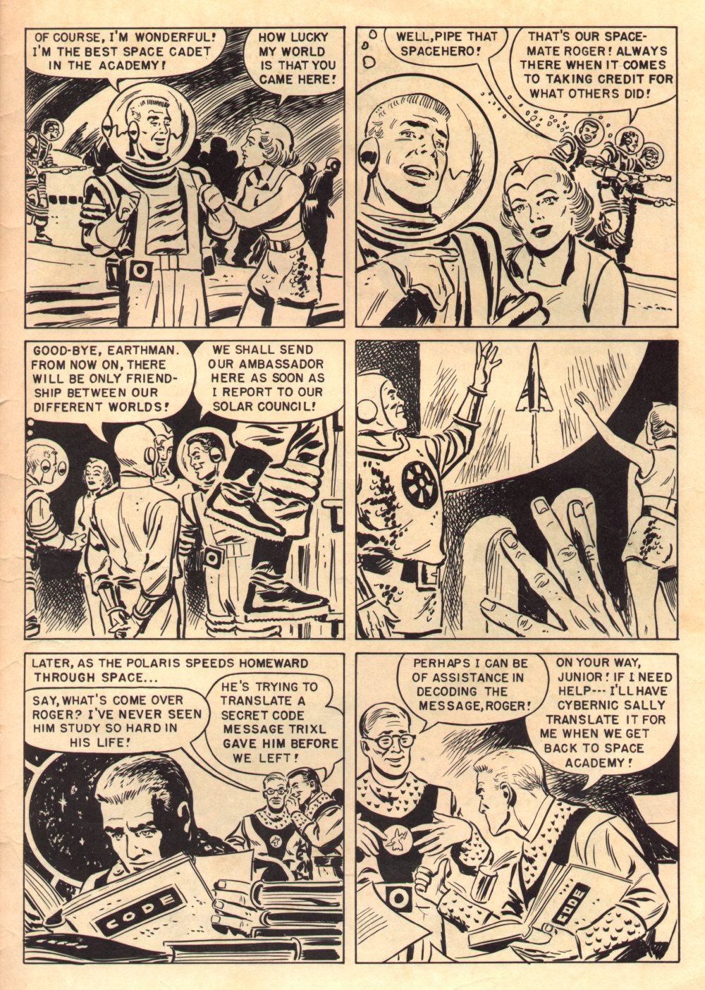 Read online Tom Corbett, Space Cadet comic -  Issue #9 - 35