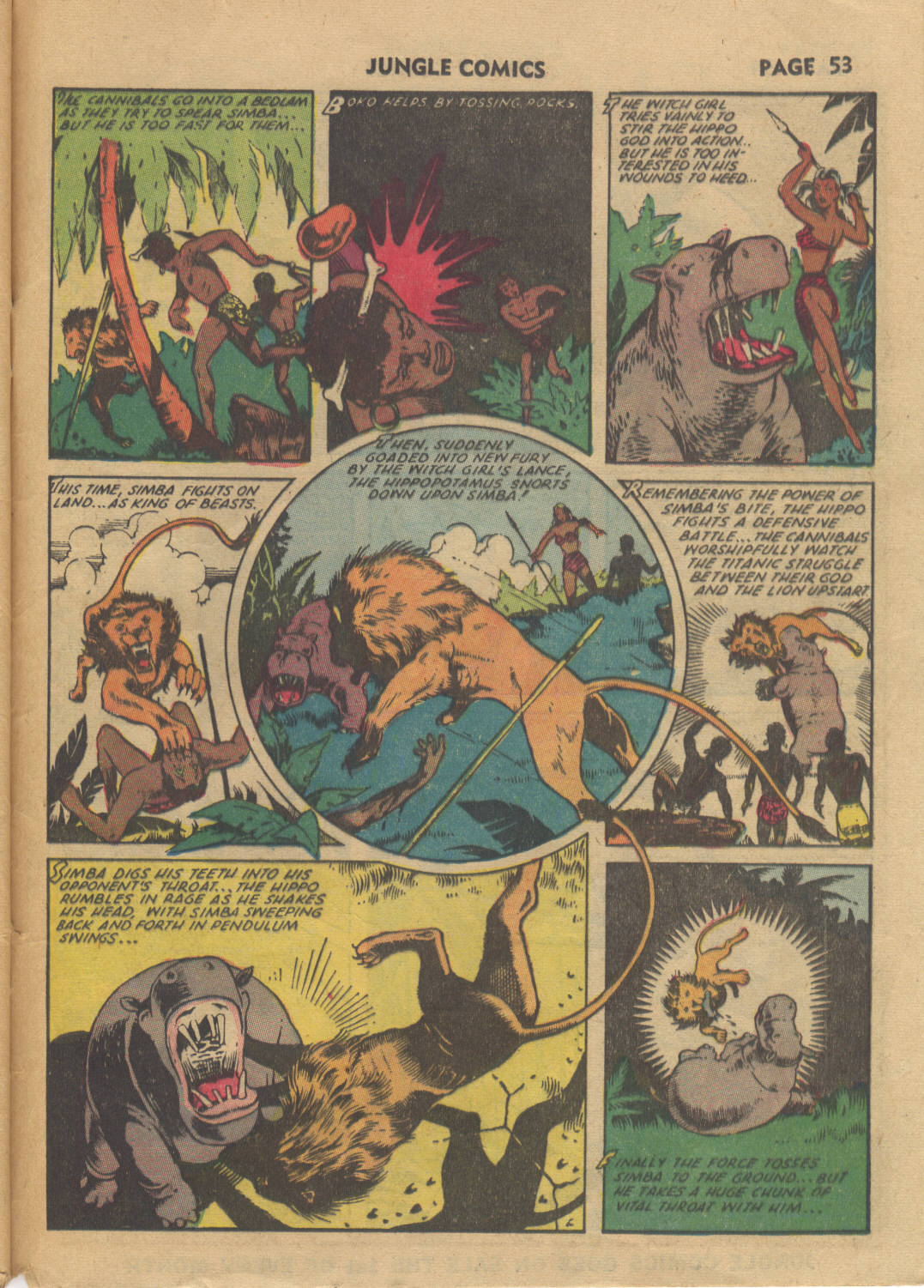 Read online Jungle Comics comic -  Issue #34 - 55