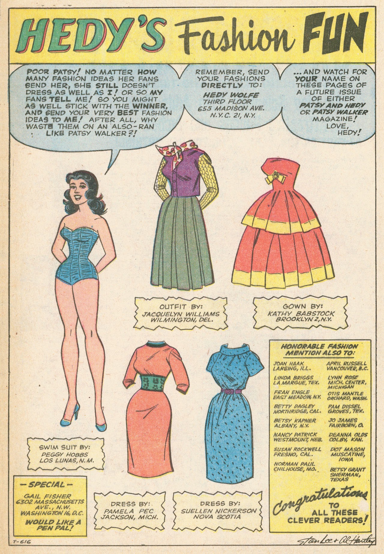 Read online Patsy and Hedy comic -  Issue #69 - 20