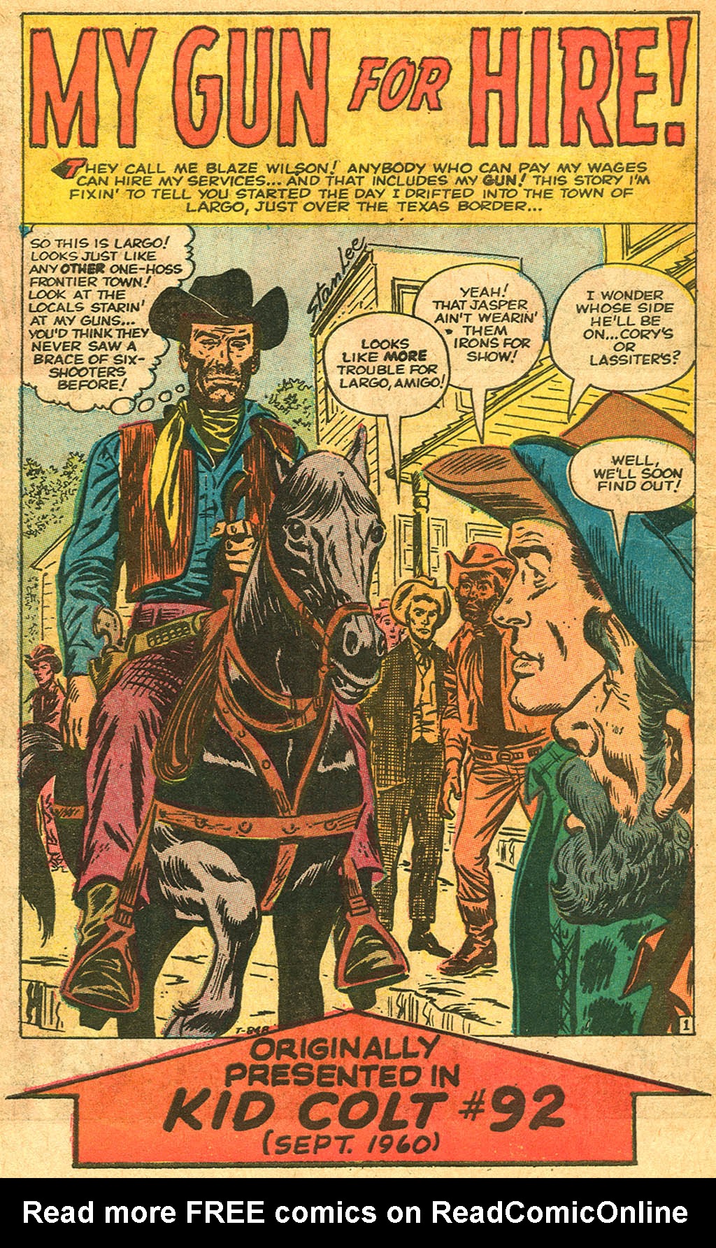 Read online Kid Colt Outlaw comic -  Issue #132 - 42