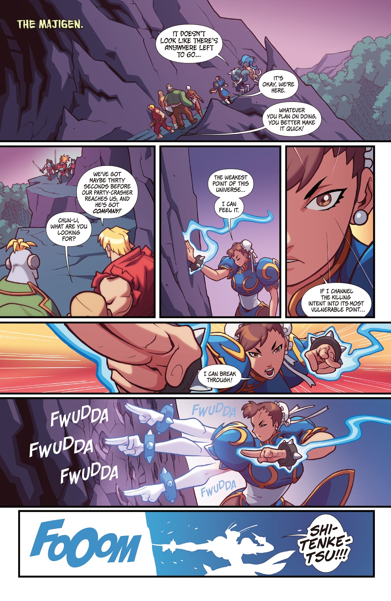 Read online Street Fighter VS Darkstalkers comic -  Issue #6 - 10