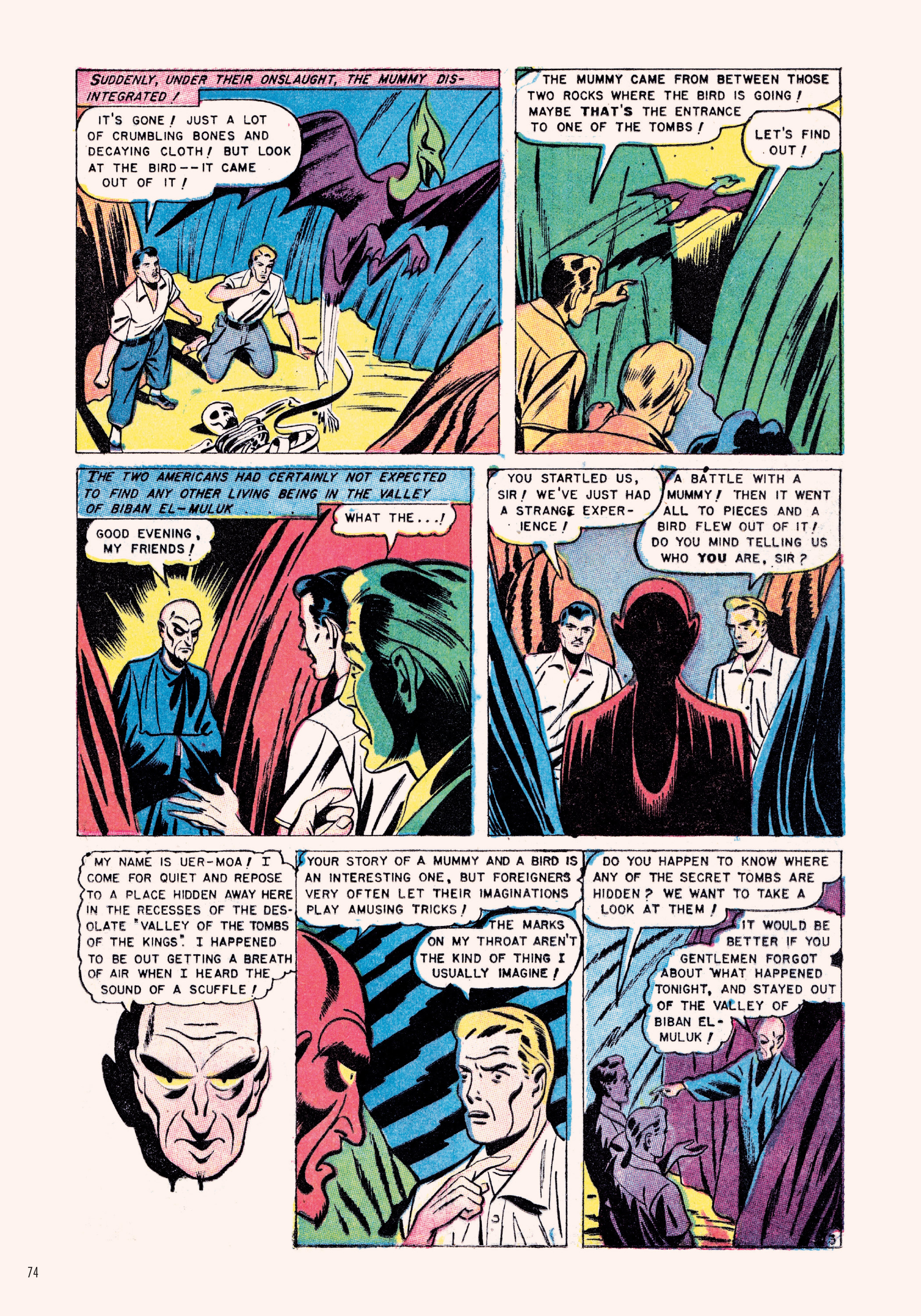 Read online Classic Monsters of Pre-Code Horror Comics: Mummies comic -  Issue # TPB - 74