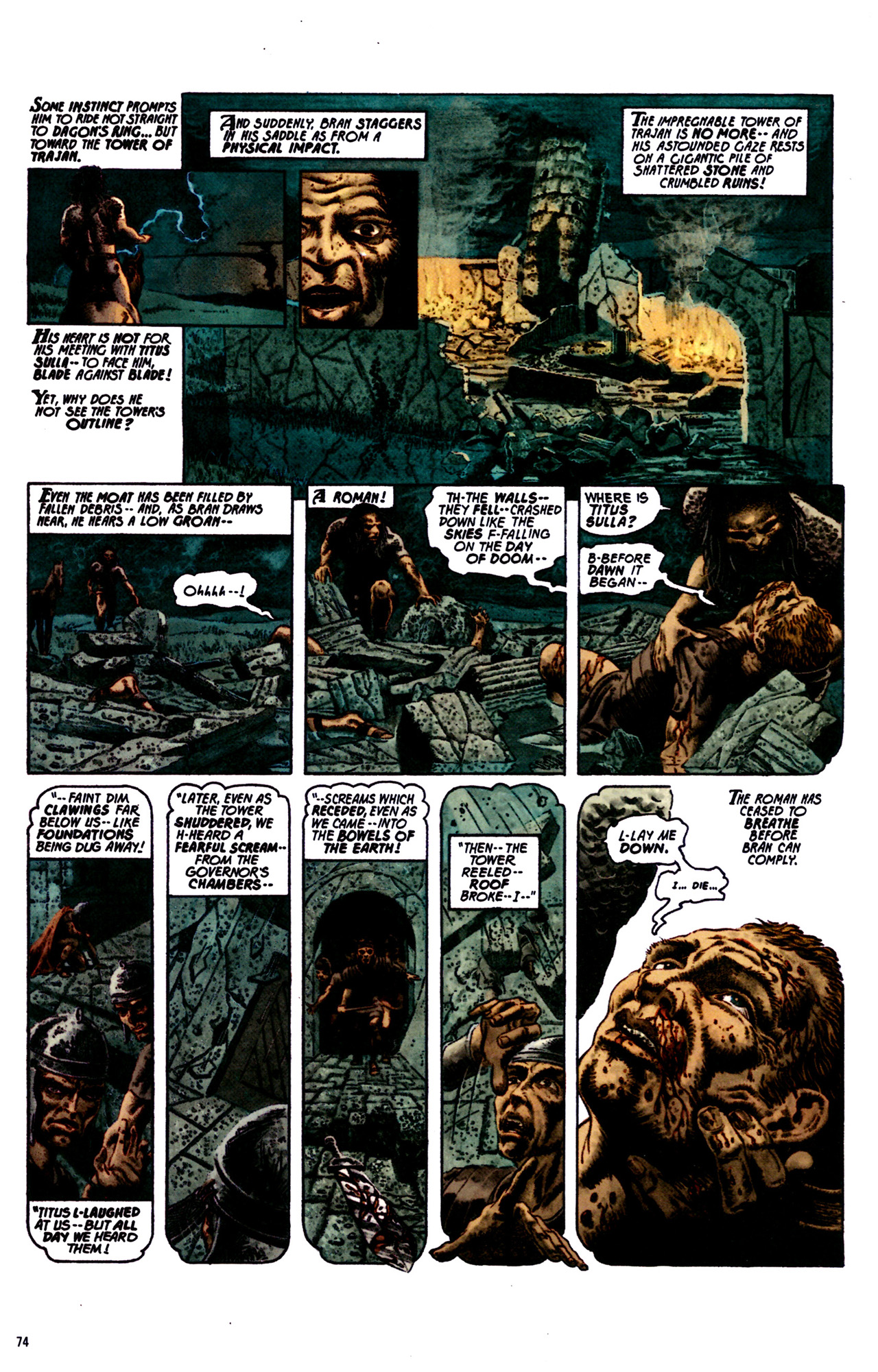 Read online Robert E. Howard's Savage Sword comic -  Issue #1 - 74