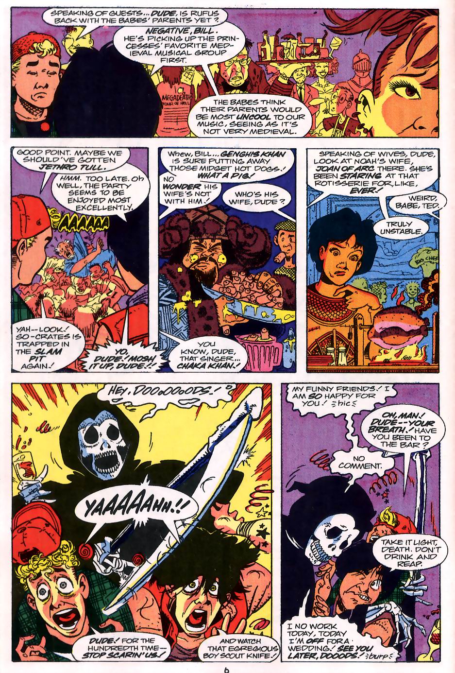 Read online Bill & Ted's Excellent Comic Book comic -  Issue #1 - 7