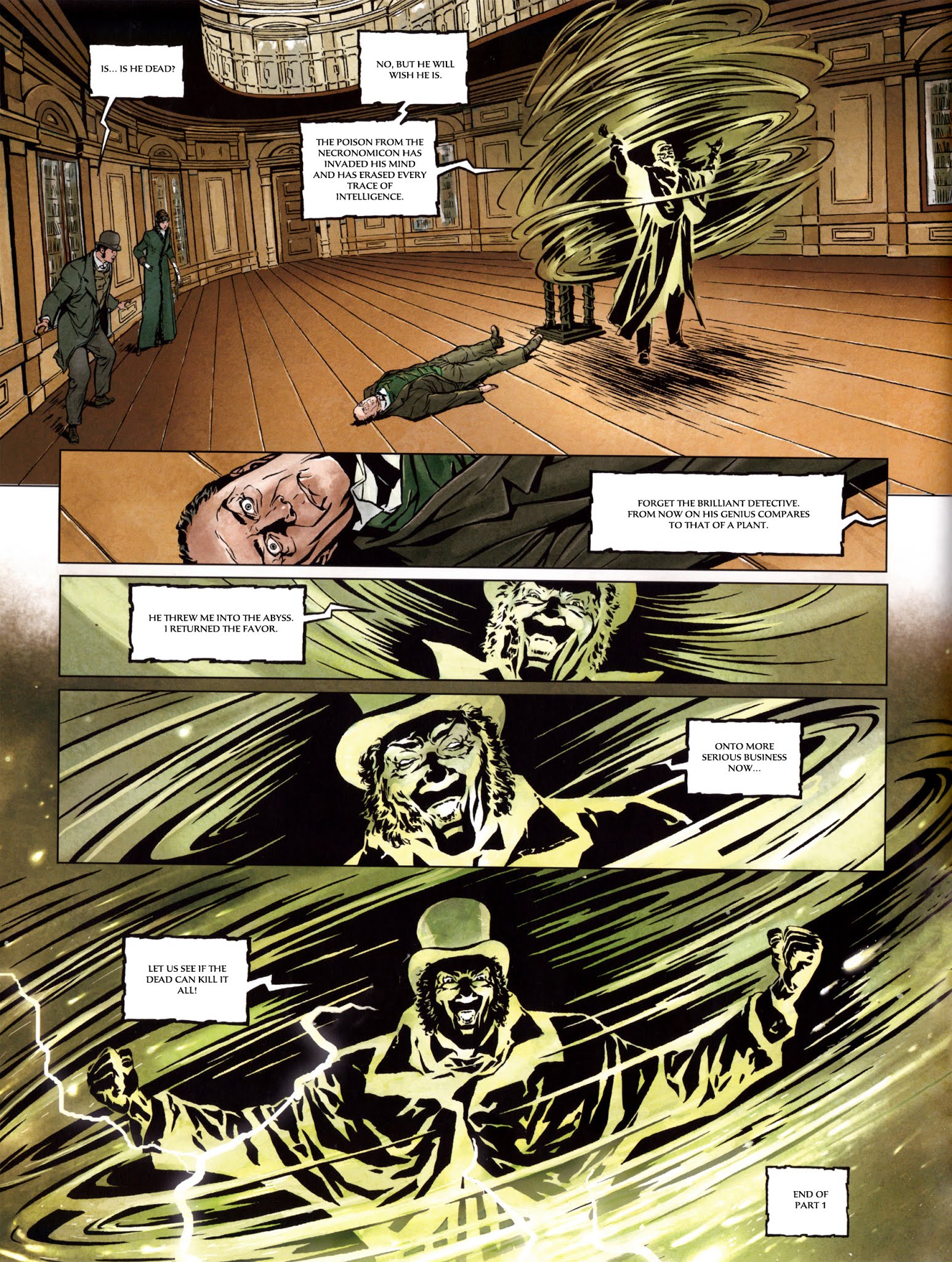 Read online Sherlock Holmes and the Necronomicon comic -  Issue # TPB - 47