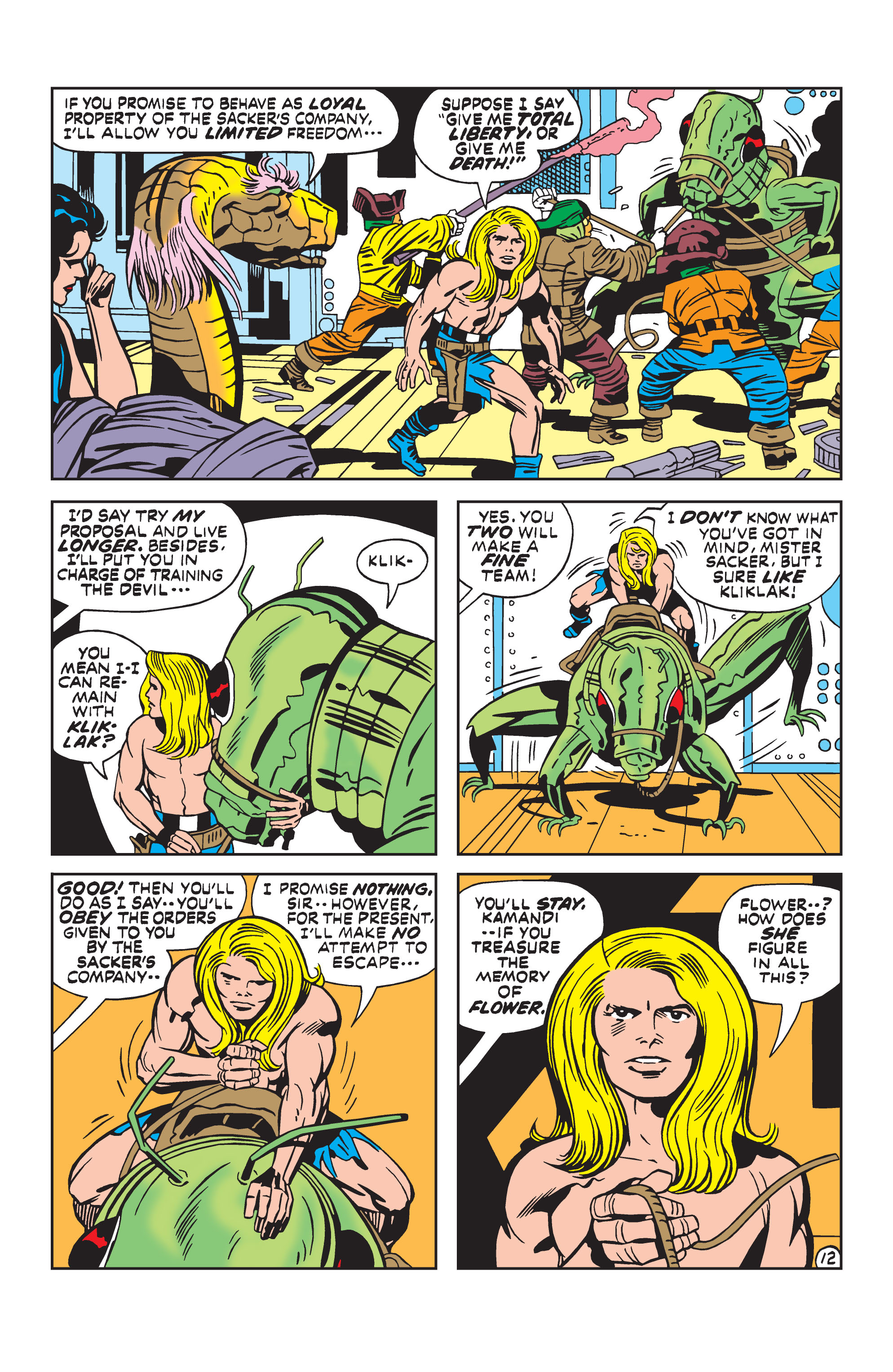 Read online Kamandi, The Last Boy On Earth comic -  Issue #12 - 13