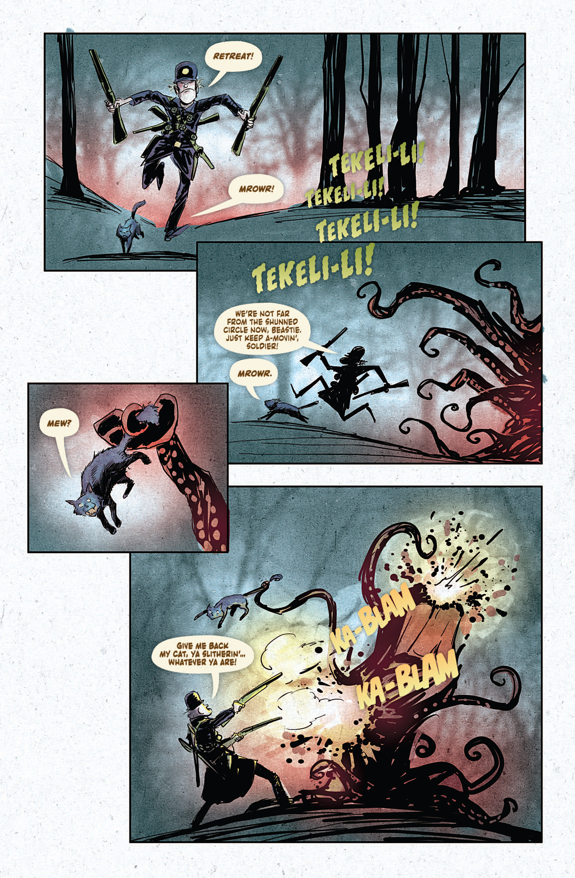 Read online Arcana Studio Presents Howard Lovecraft and the Undersea Kingdom comic -  Issue #3 - 4