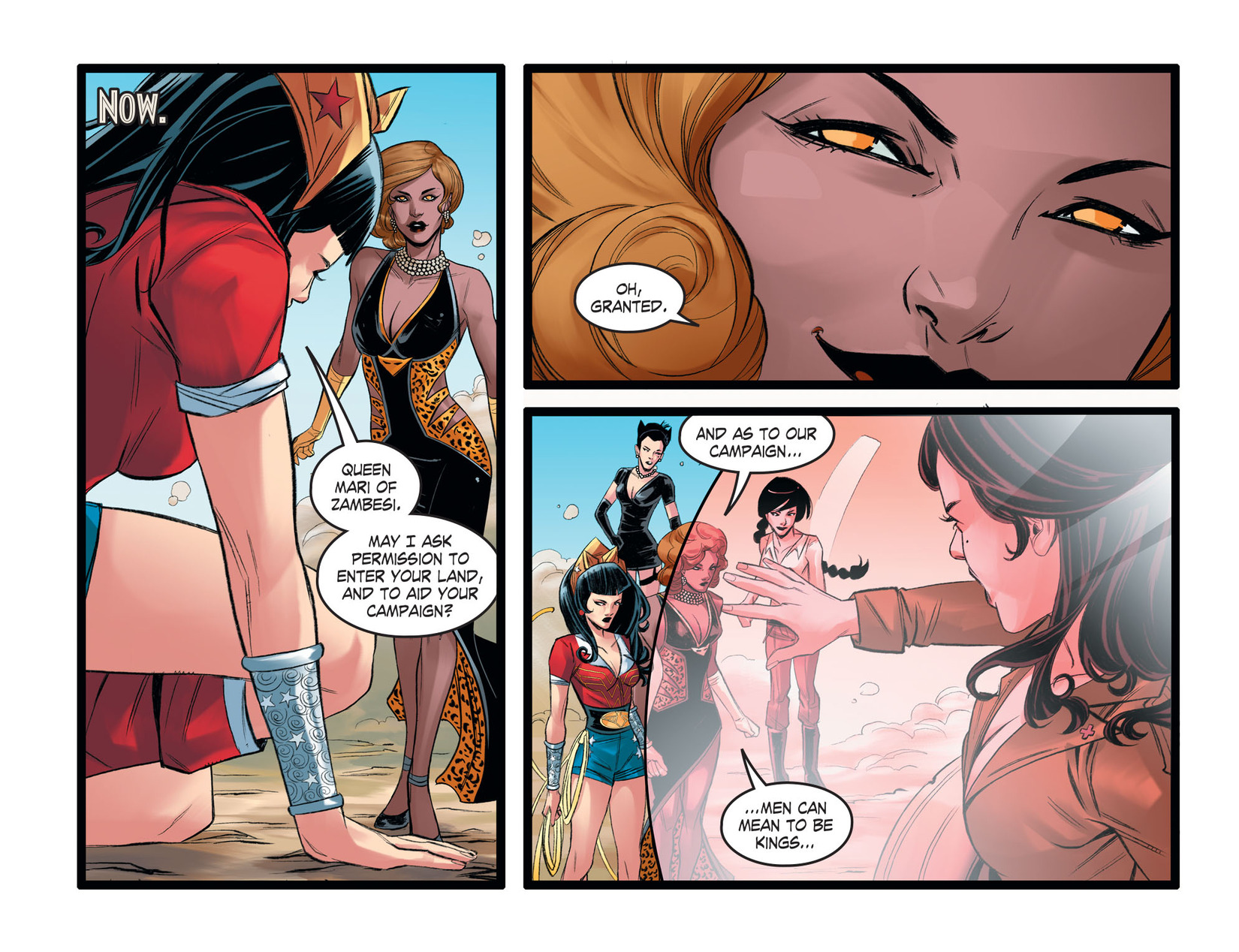 Read online DC Comics: Bombshells comic -  Issue #68 - 21