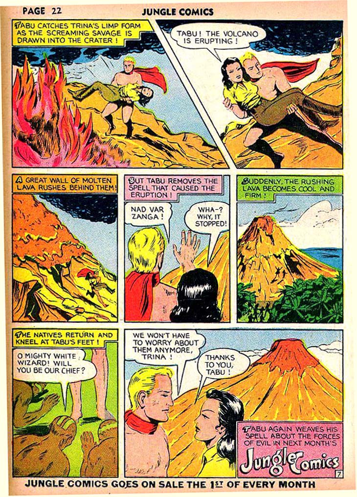 Read online Jungle Comics comic -  Issue #22 - 24