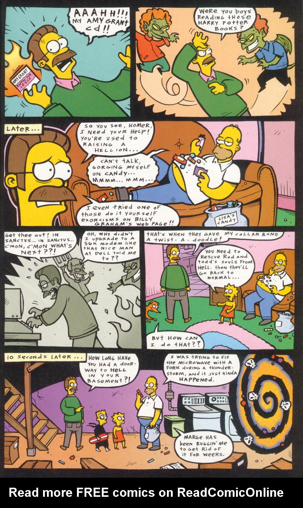 Read online Treehouse of Horror comic -  Issue #6 - 10