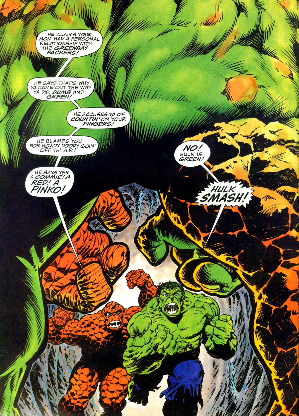 Read online Marvel Graphic Novel comic -  Issue #29 - Hulk & Thing - The Big Change - 58