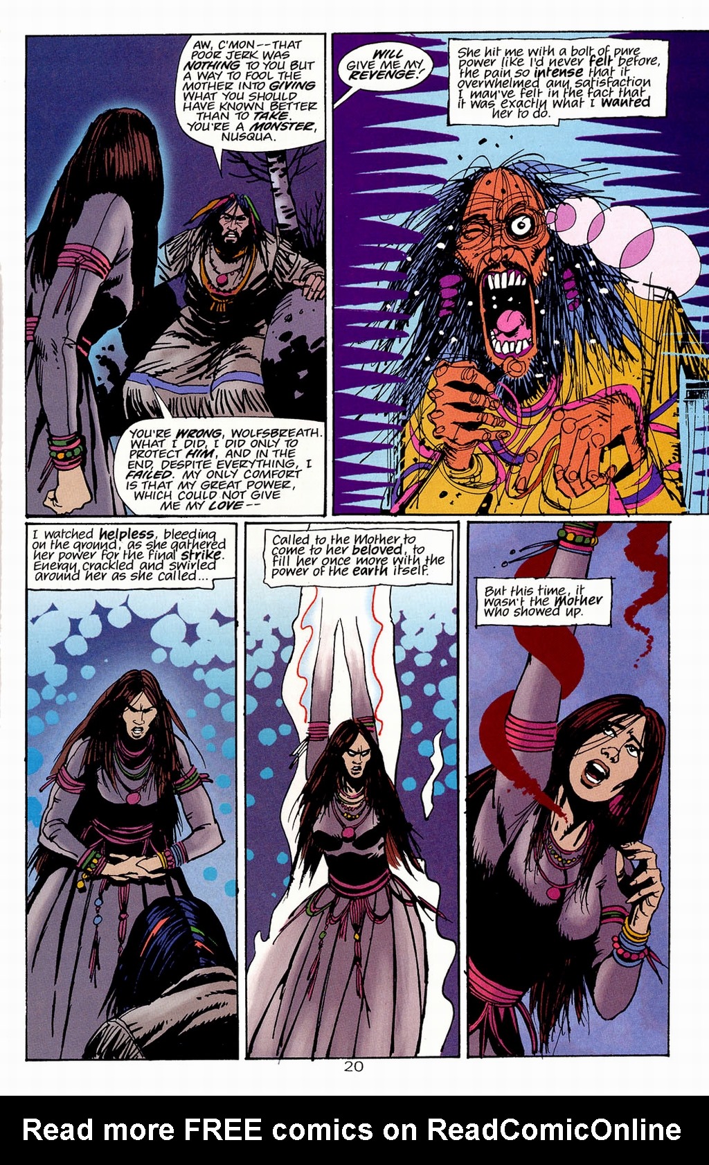 Read online Muktuk Wolfsbreath: Hard-Boiled Shaman comic -  Issue #3 - 21