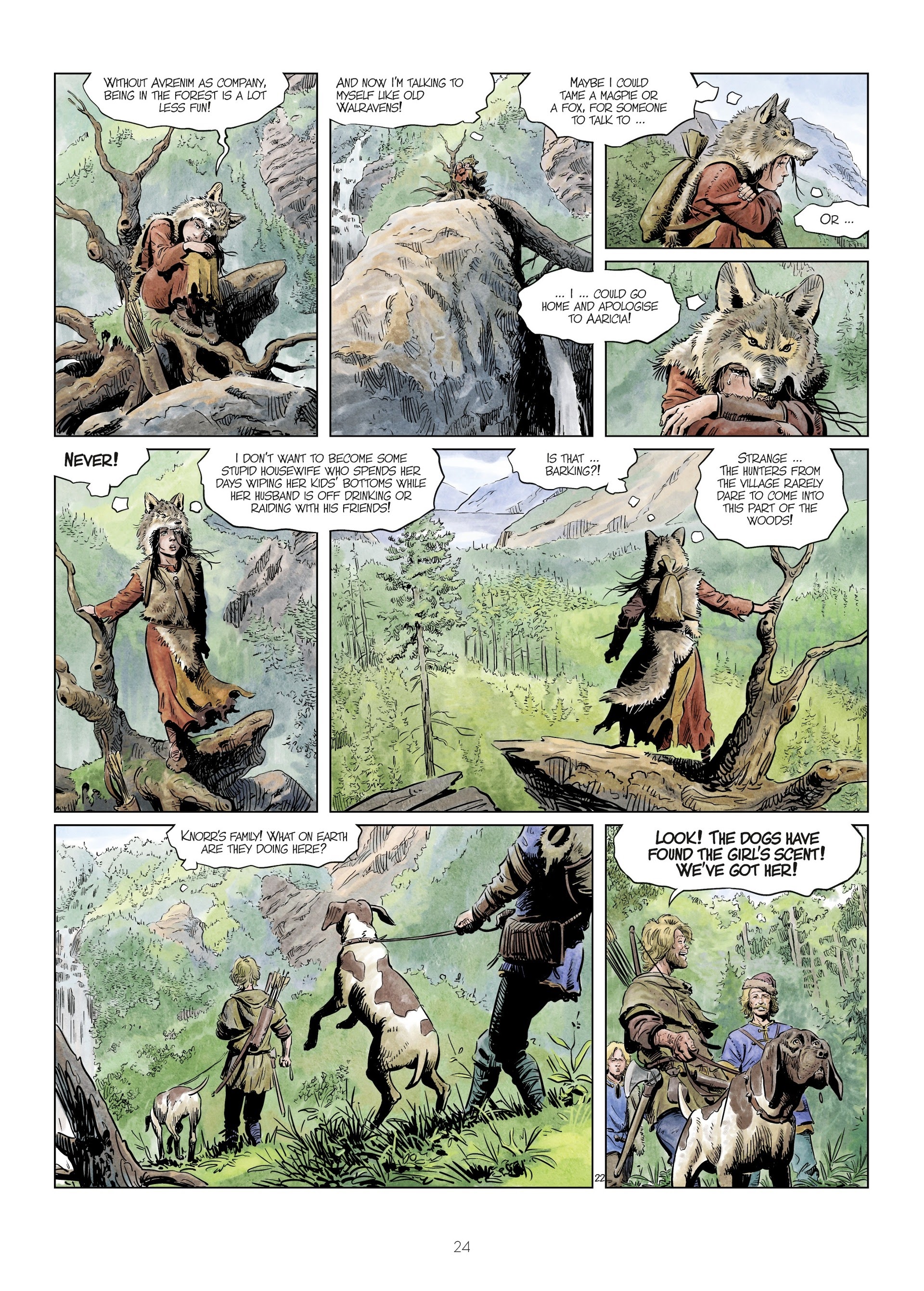Read online The World of Thorgal: Wolfcub comic -  Issue #4 - 26