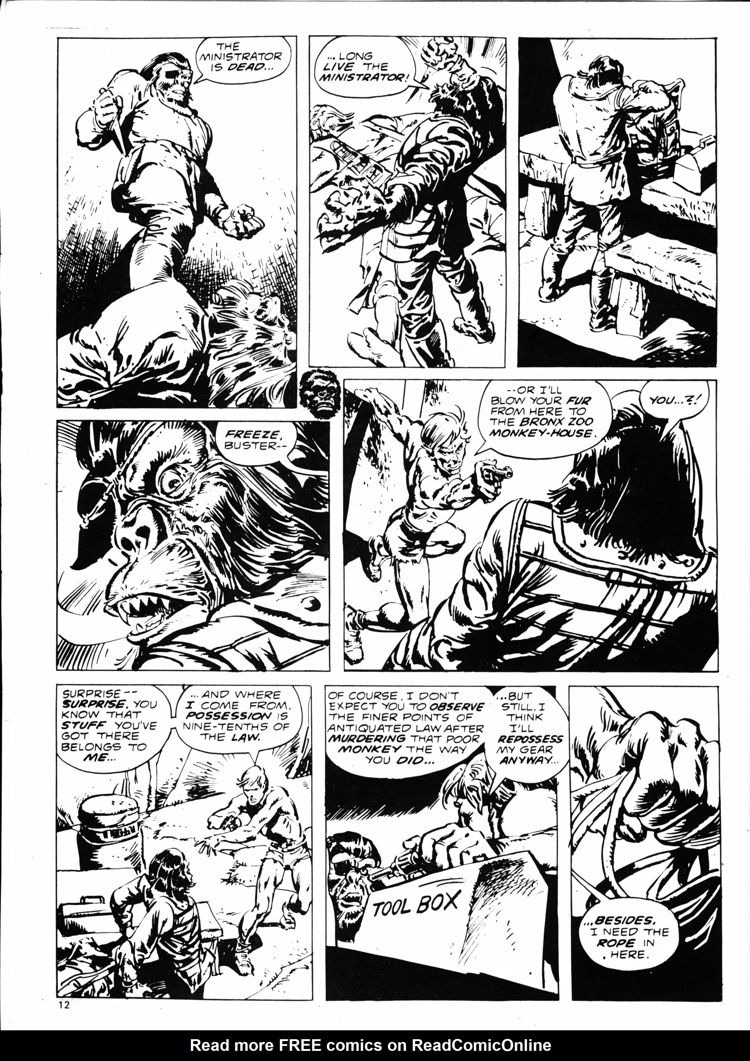 Read online Planet of the Apes (1974) comic -  Issue #32 - 12
