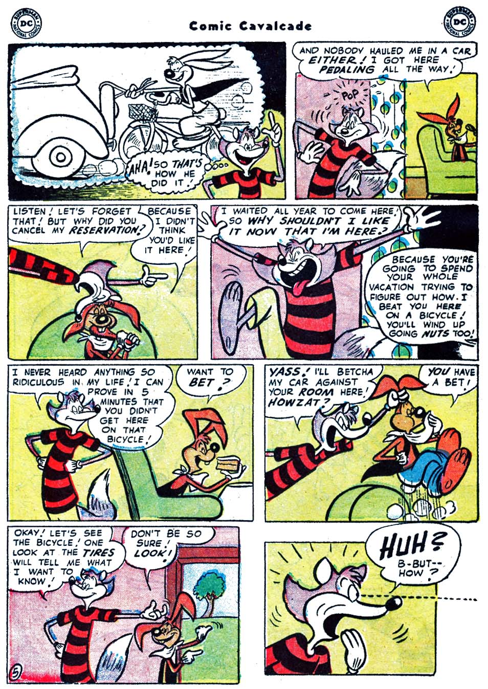 Read online Comic Cavalcade comic -  Issue #60 - 20