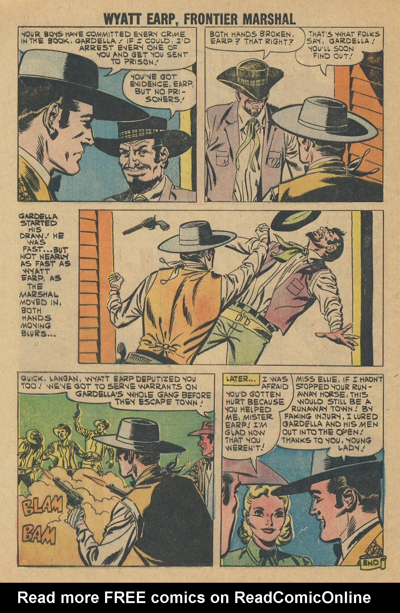 Read online Wyatt Earp Frontier Marshal comic -  Issue #33 - 8