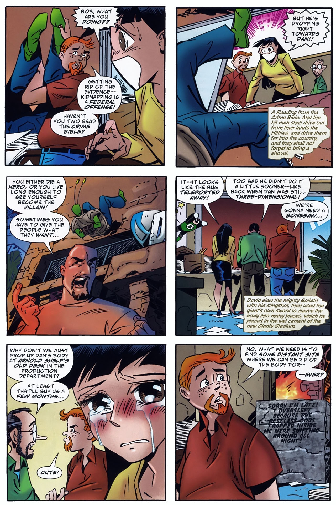 Read online Ambush Bug: Year None comic -  Issue #4 - 5