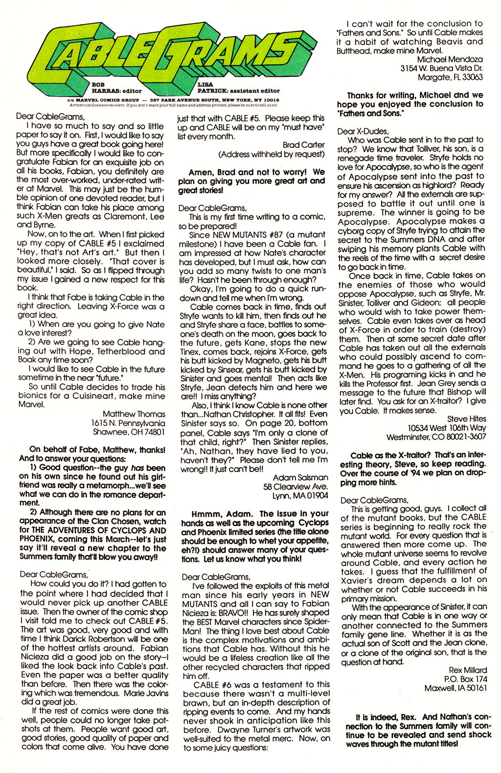 Read online Cable (1993) comic -  Issue #8 - 29