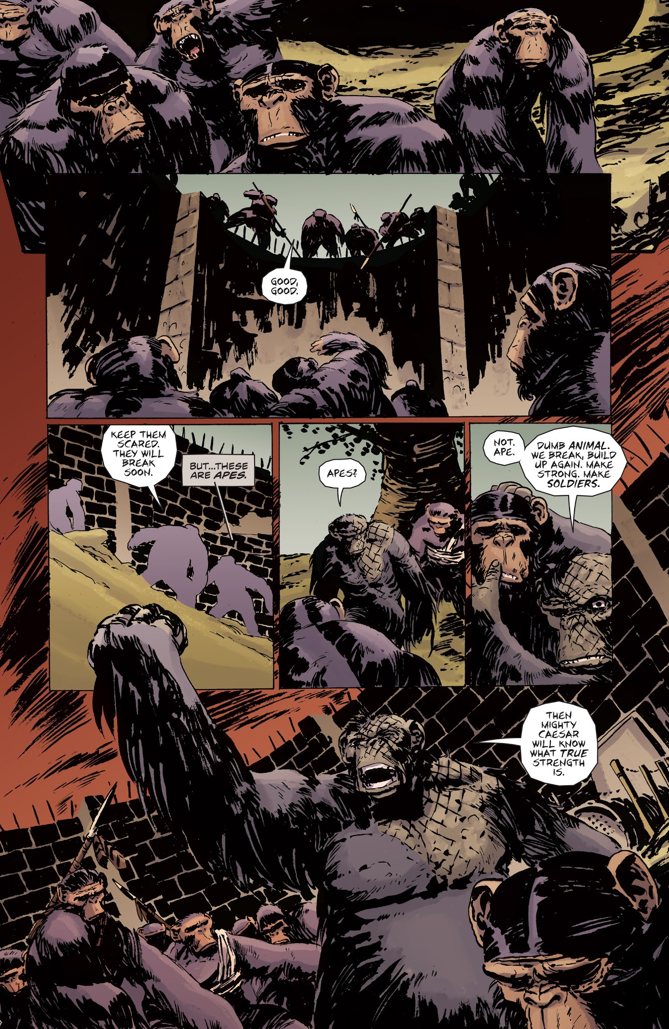 Read online Dawn of the Planet of the Apes comic -  Issue # TPB - 75