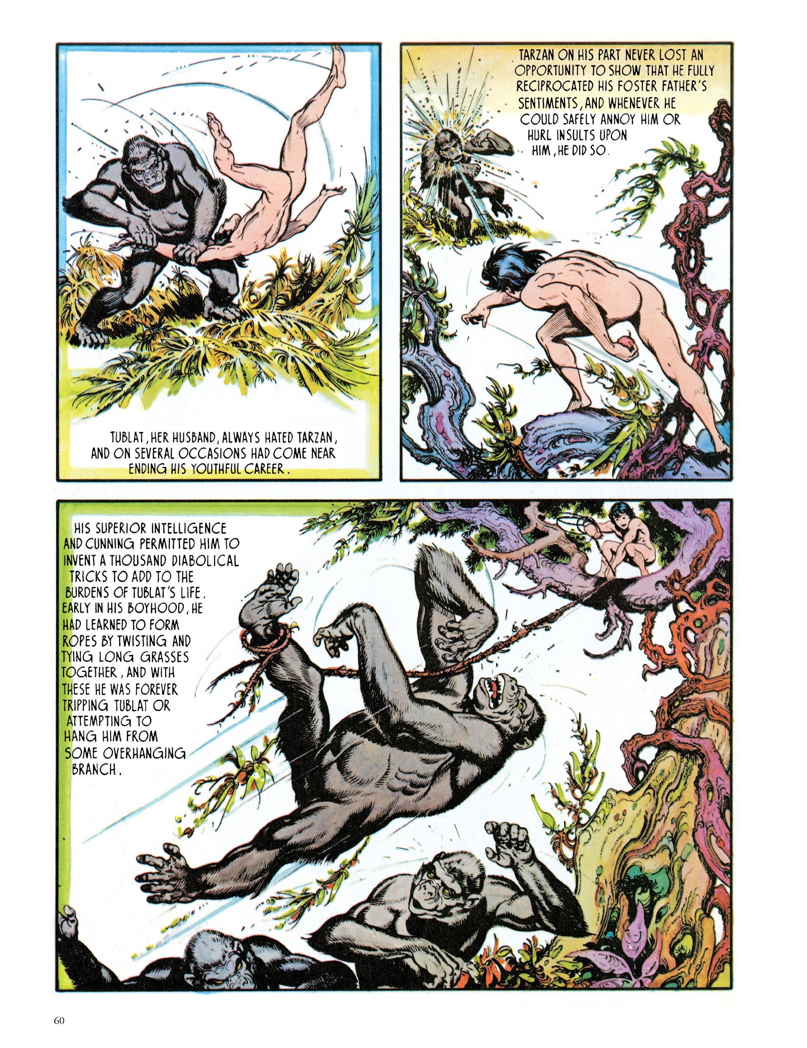 Read online Edgar Rice Burroughs' Tarzan: Burne Hogarth's Lord of the Jungle comic -  Issue # TPB - 62
