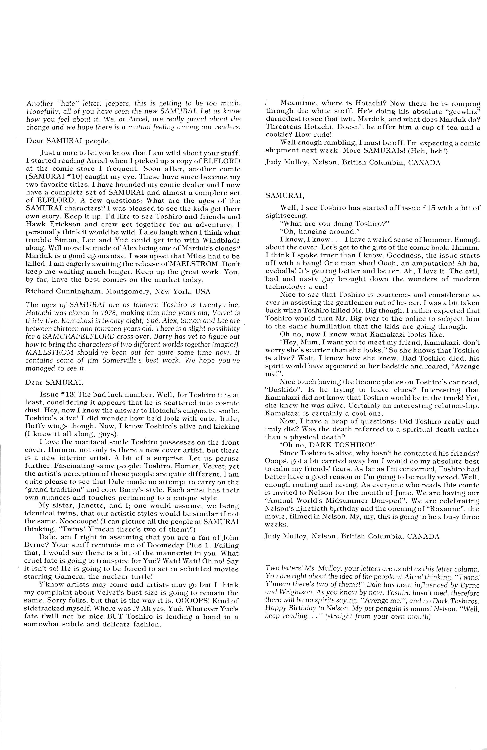 Read online Samurai comic -  Issue #21 - 35