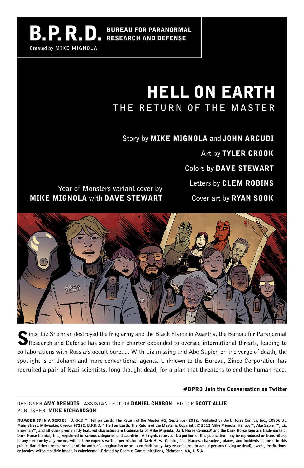 Read online B.P.R.D. Hell on Earth: The Return of the Master comic -  Issue #2 - 2
